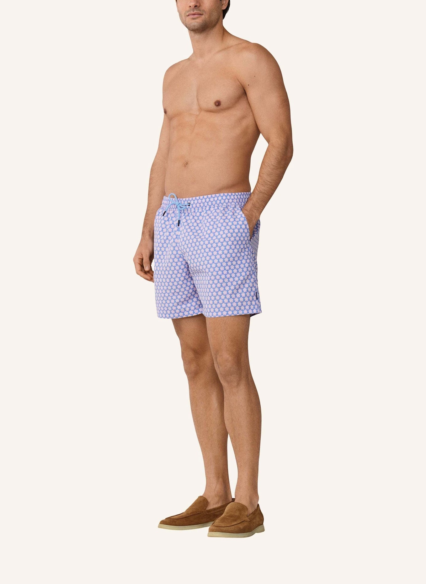 HACKETT LONDON Badeshorts SEASHELL: LILA
