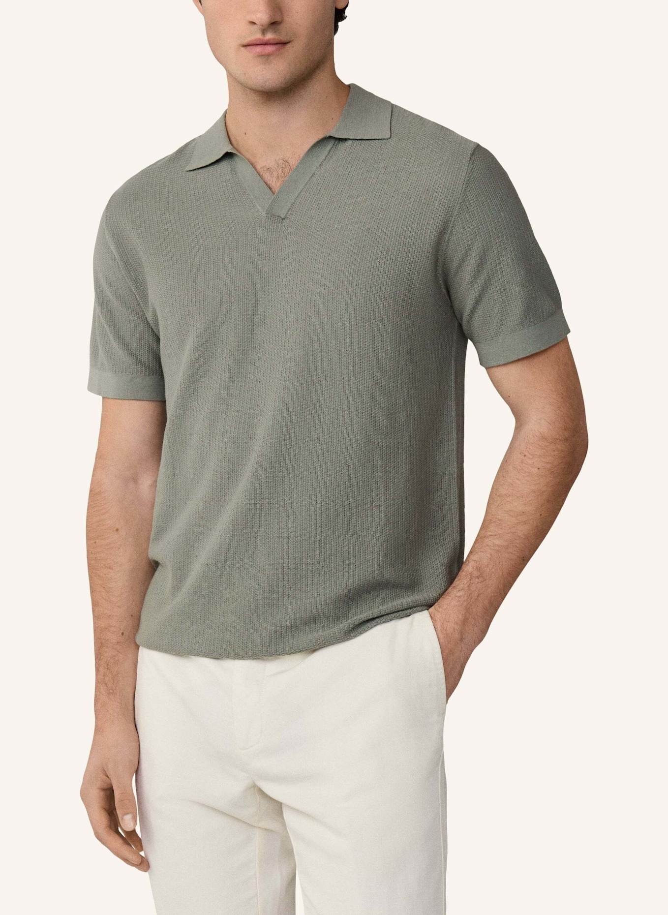 HACKETT LONDON Poloshirt RIVIERA KNIT SS POLO: GRÜN