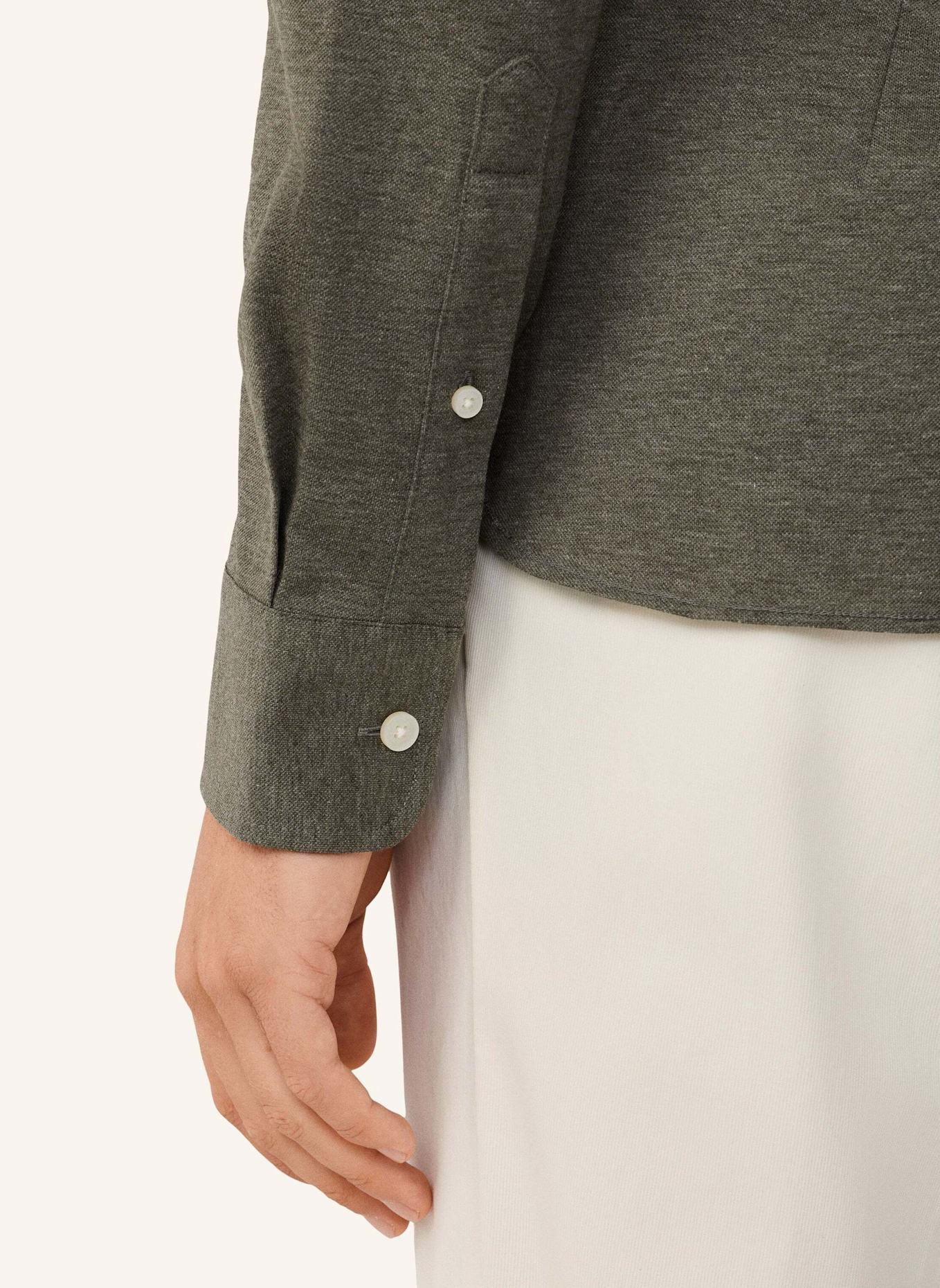 HACKETT LONDON Freizeithemd PIQUE JERSEY SHIRT: GRÜN