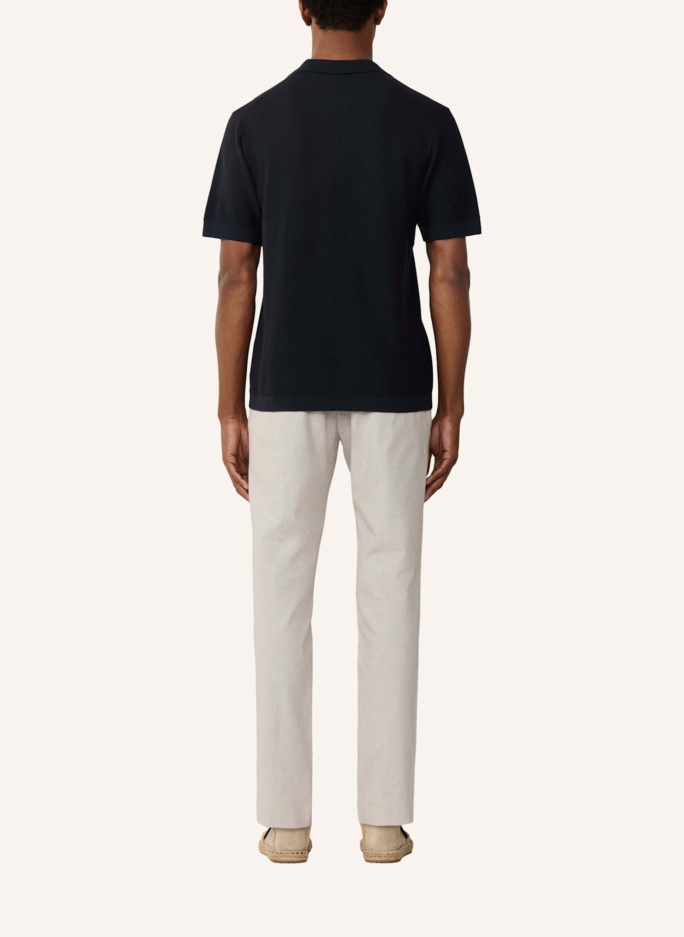 HACKETT LONDON Poloshirt RIVIERA KNIT SS POLO: BLAU