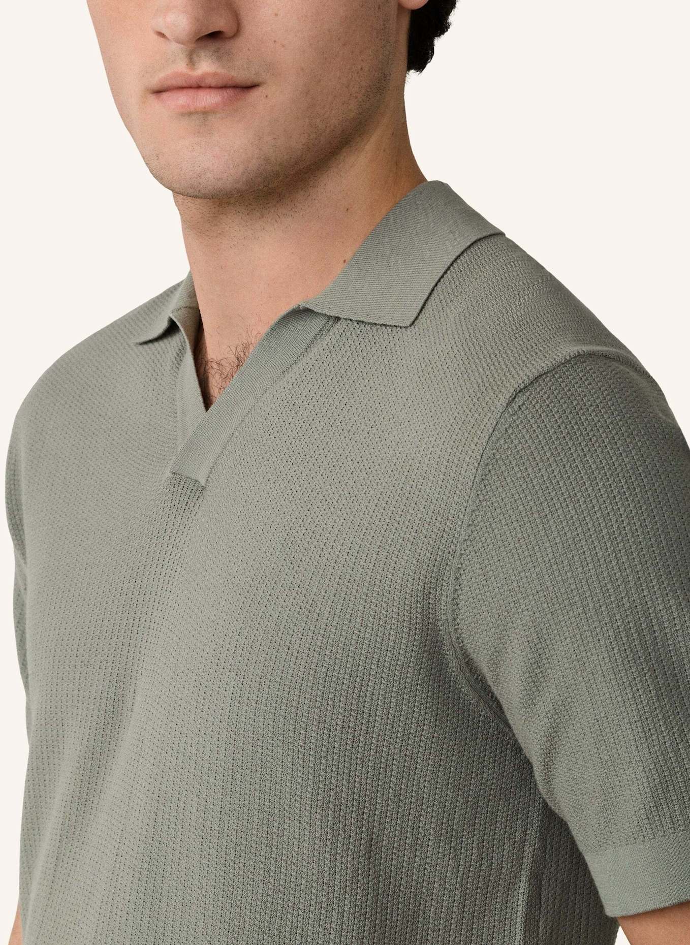 HACKETT LONDON Poloshirt RIVIERA KNIT SS POLO: GRÜN