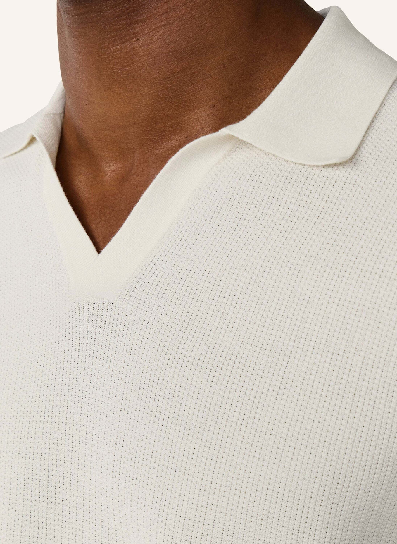 HACKETT LONDON Poloshirt RIVIERA KNIT SS POLO: CREME