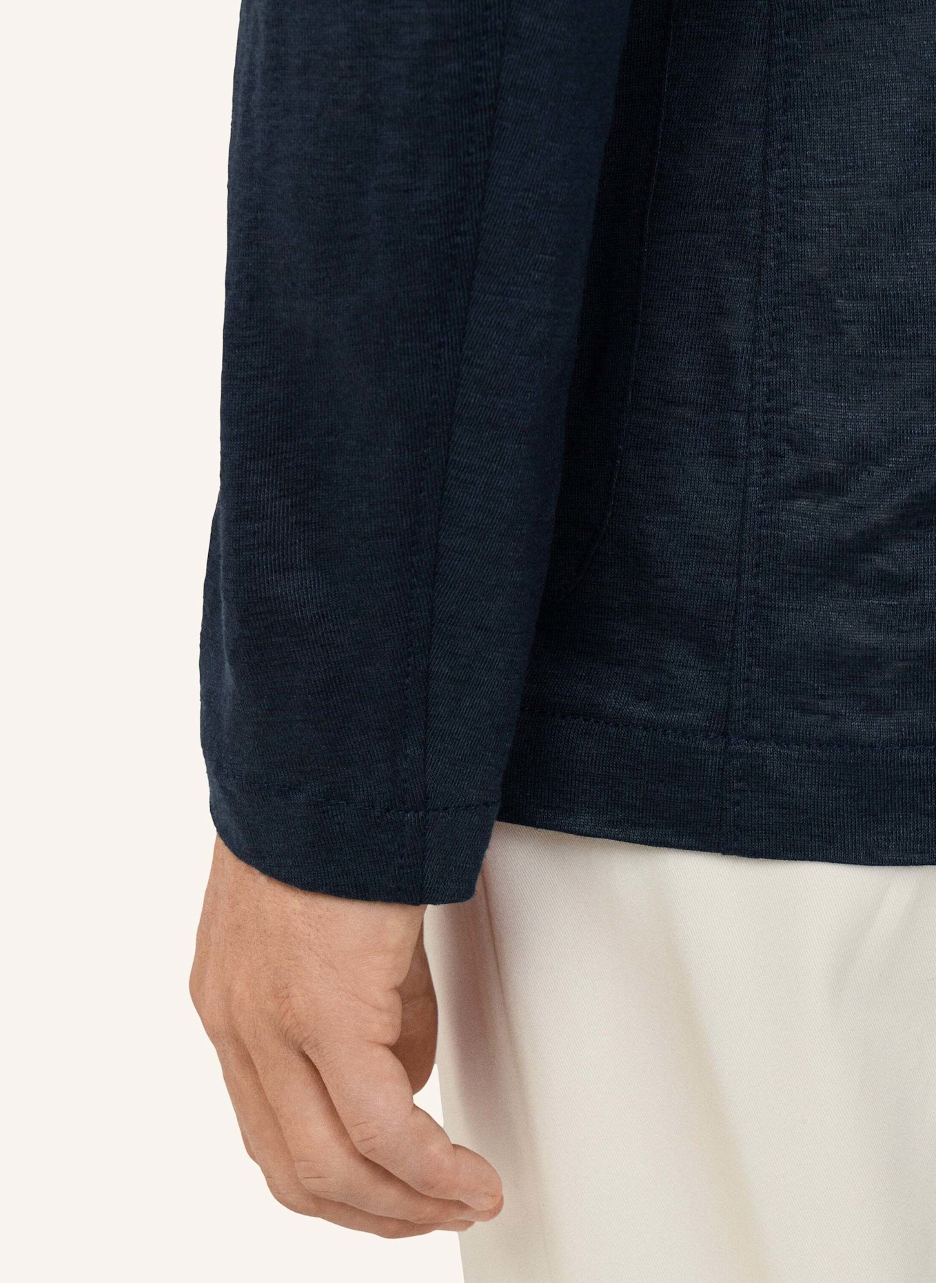 HACKETT LONDON Blazer ULTRA LW LINEN JERSEY: DUNKELBLAU