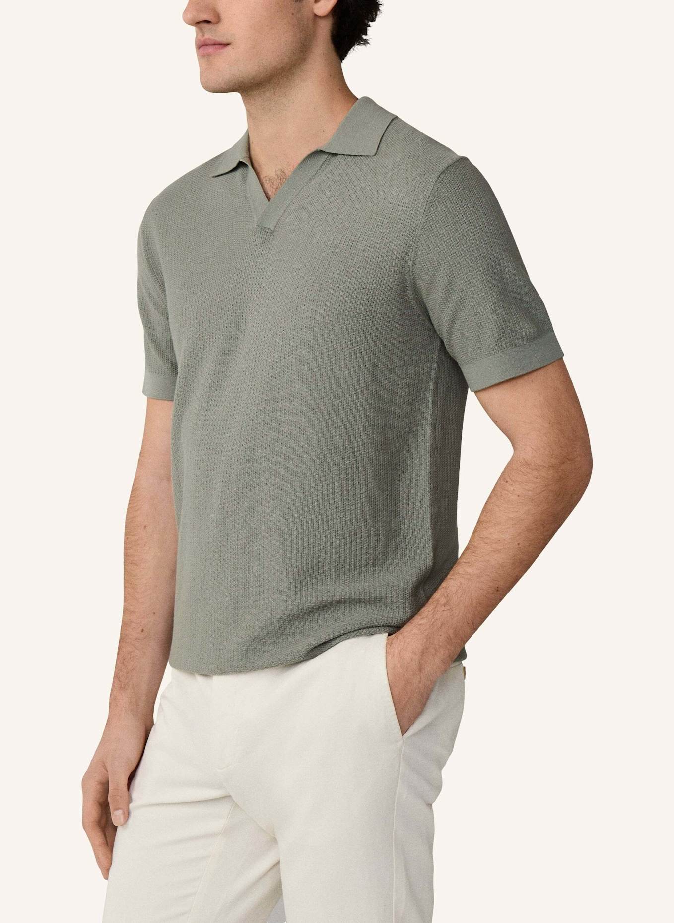 HACKETT LONDON Poloshirt RIVIERA KNIT SS POLO: GRÜN