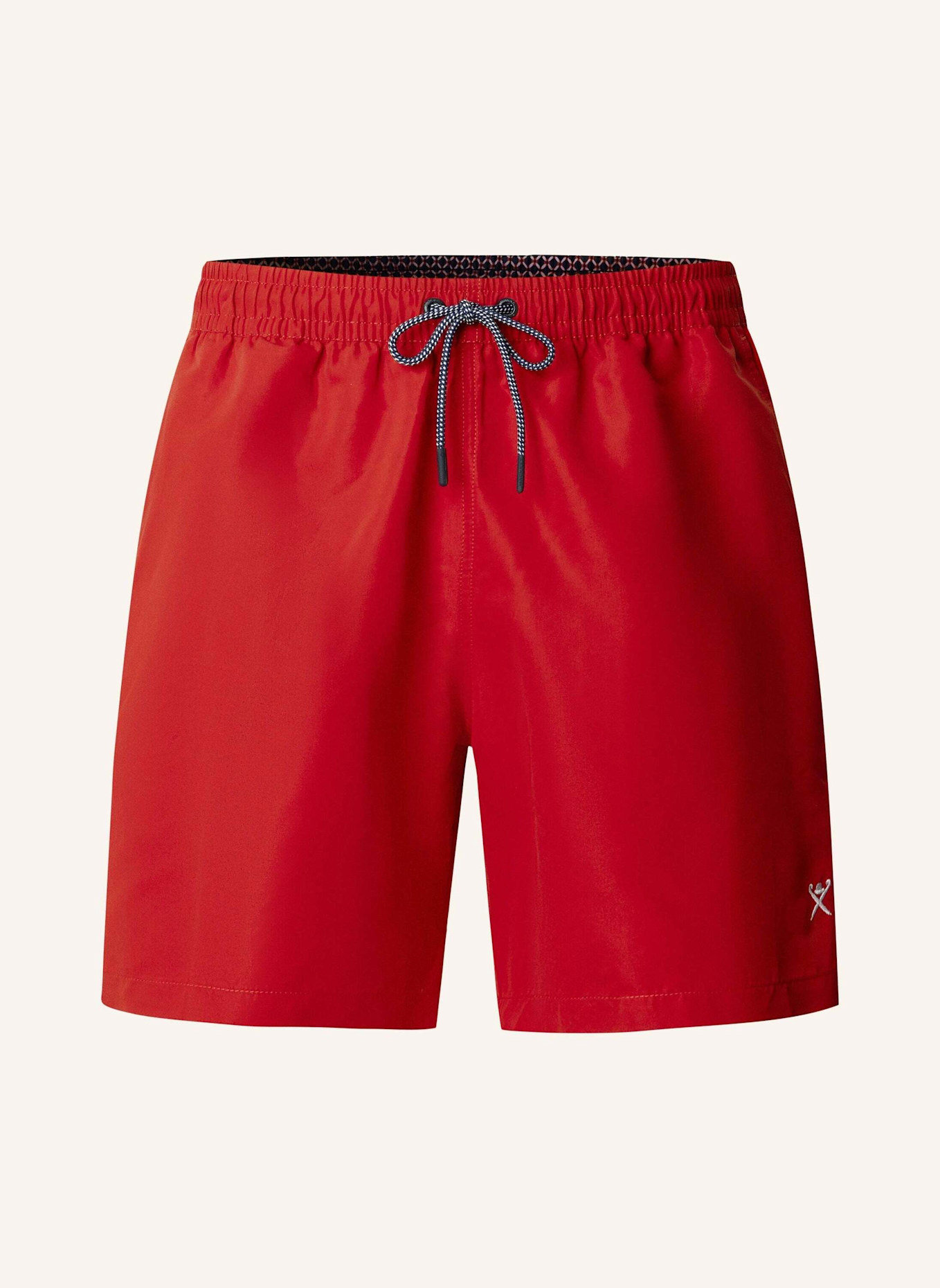 HACKETT LONDON Badeshorts ICON SOLID: ROT