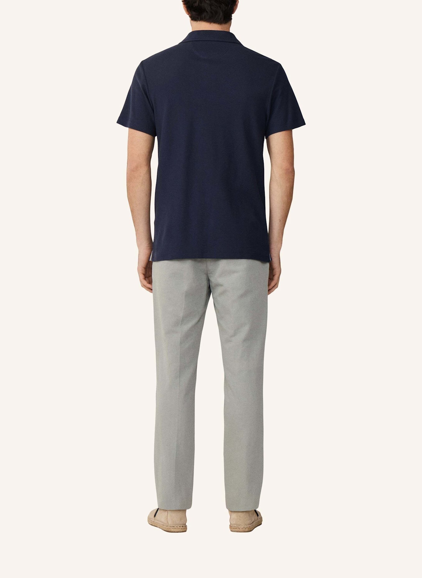 HACKETT LONDON Poloshirt TEXTURE HONEYCOMB JCLR: BLAU