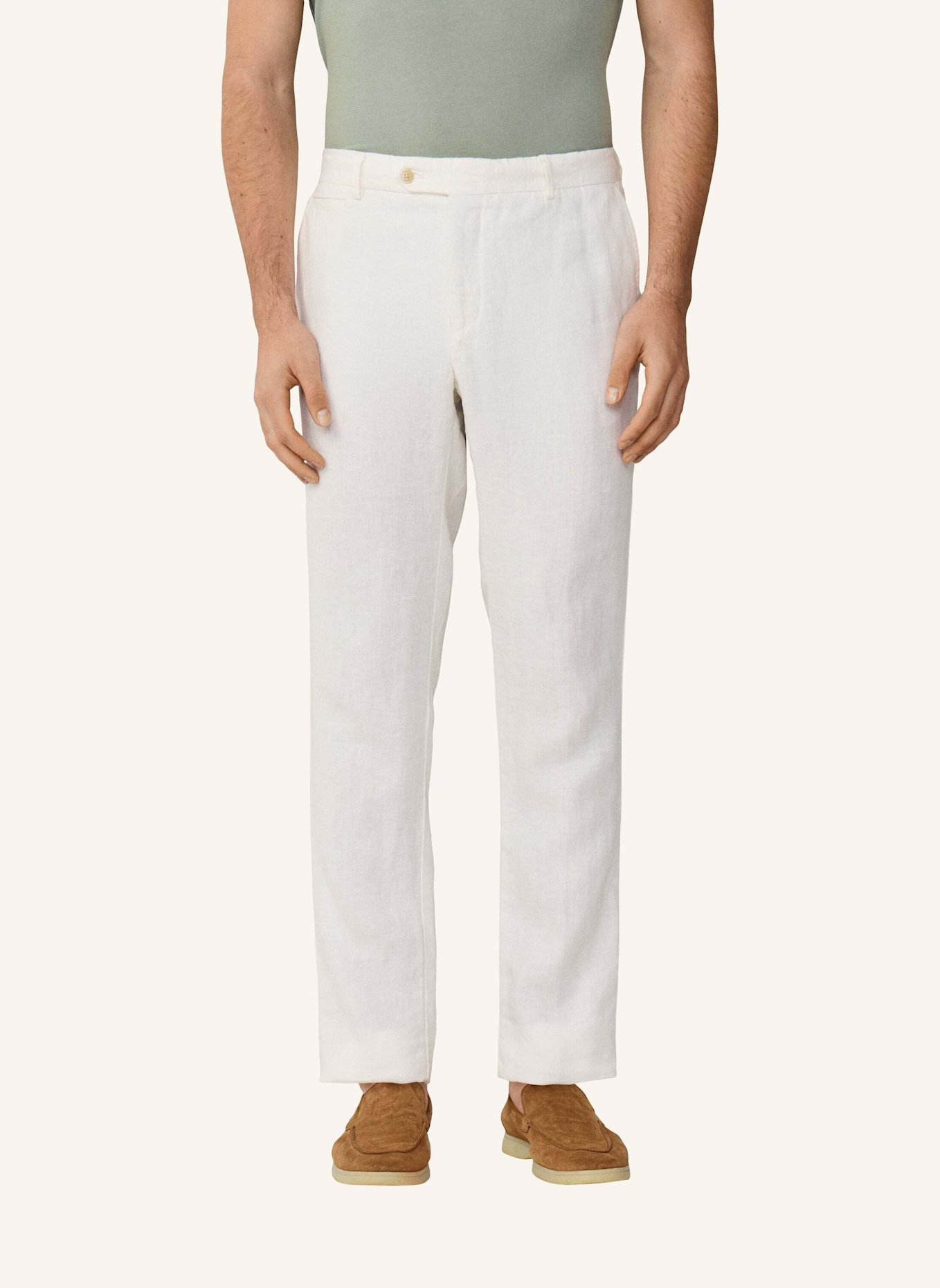 HACKETT LONDON Chino PD LINEN CHINO: CREME