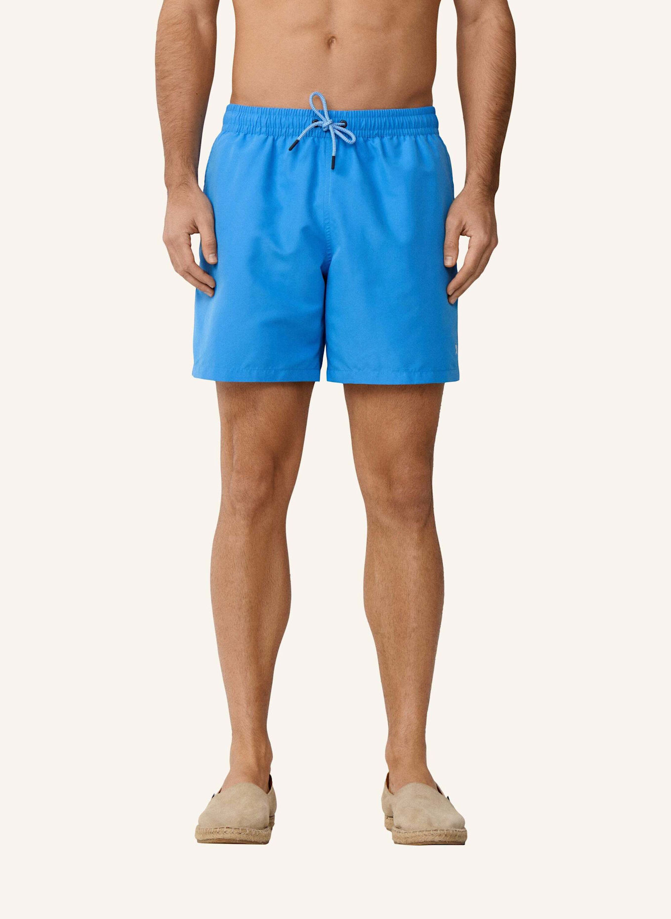 HACKETT LONDON Badeshorts ICON SOLID: BLAU