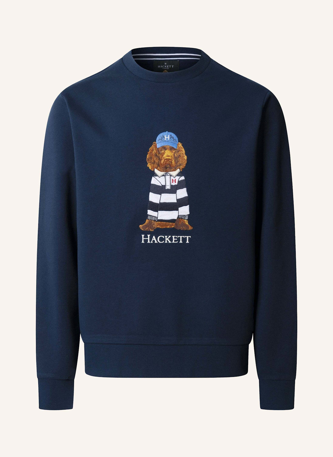 HACKETT LONDON Sweatshirt HERITAGE HARRY CREW: BLAU