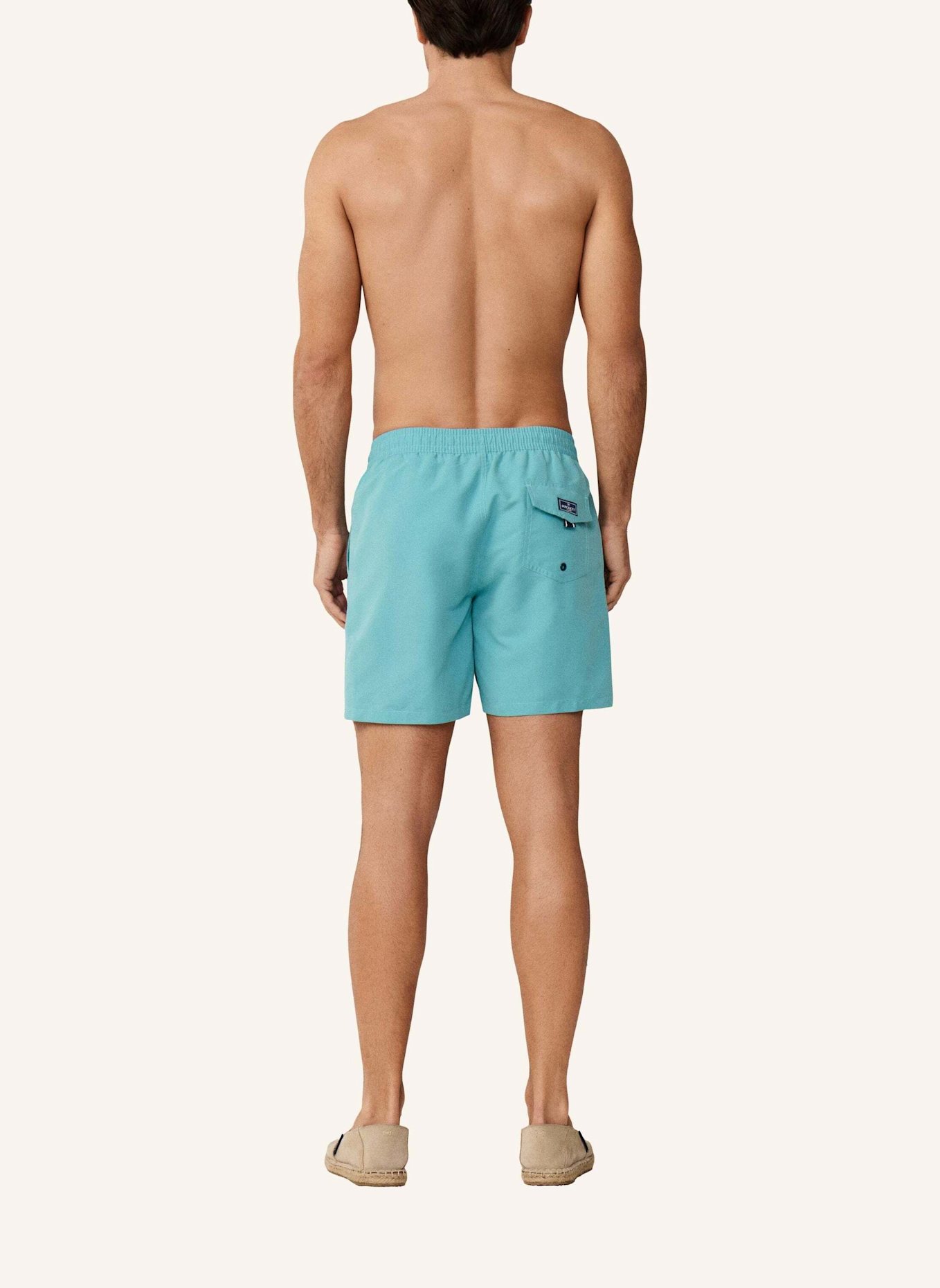 HACKETT LONDON Badeshorts ICON SOLID: GRÜN