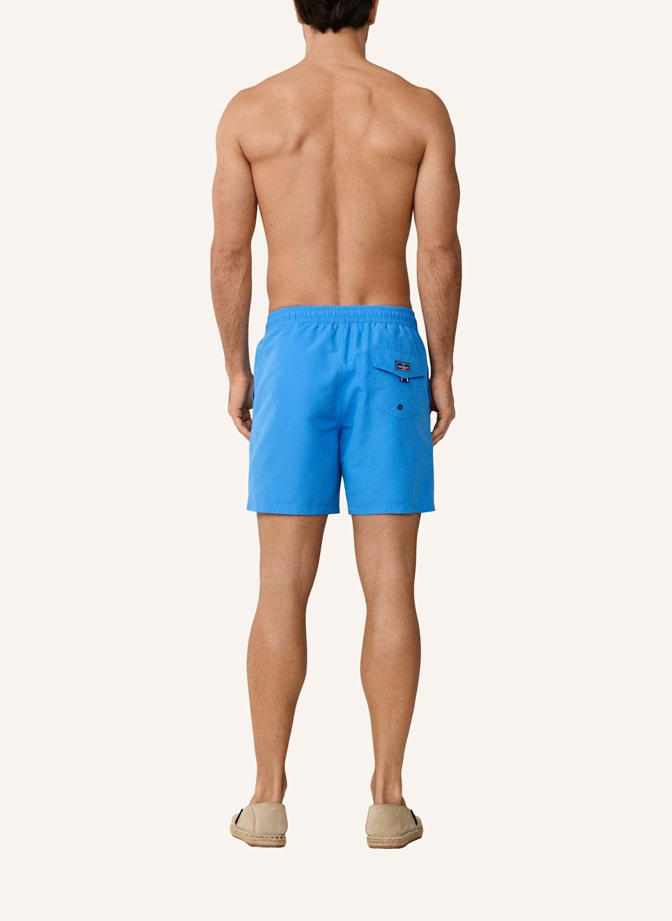 HACKETT LONDON Badeshorts ICON SOLID: BLAU