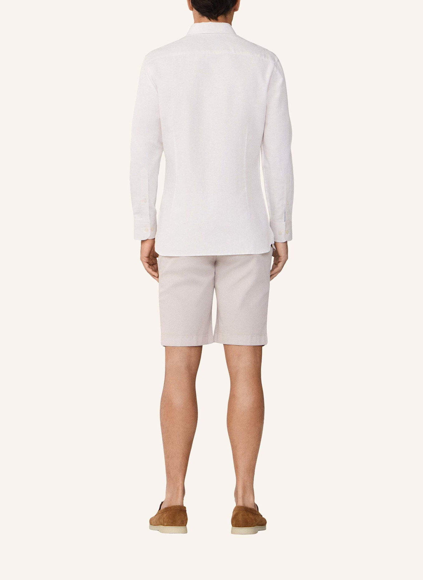 HACKETT LONDON Freizeithemd COT LIN SOLID: CREME