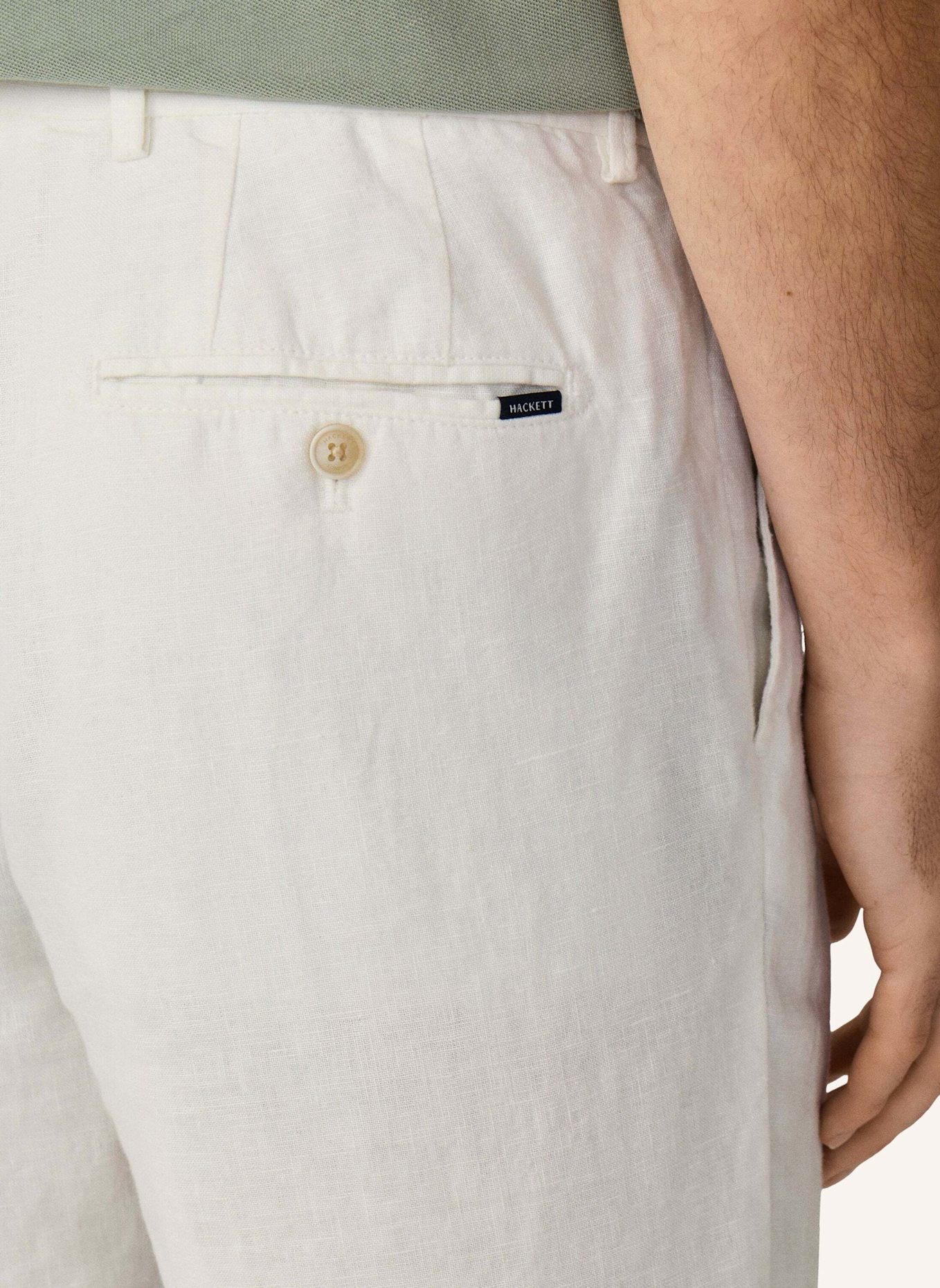 HACKETT LONDON Chino PD LINEN CHINO: CREME