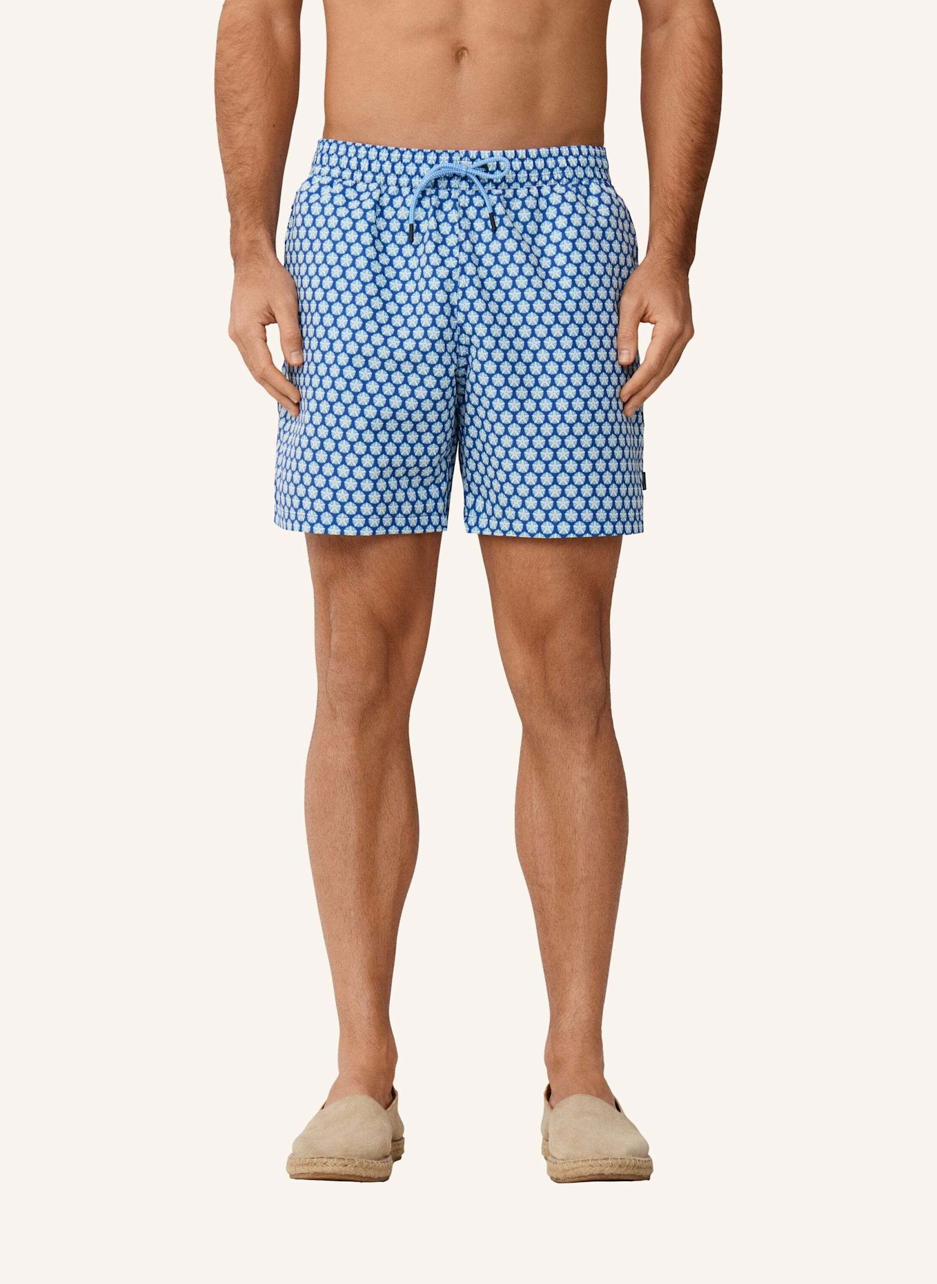 HACKETT LONDON Badeshorts SEASHELL: BLAU
