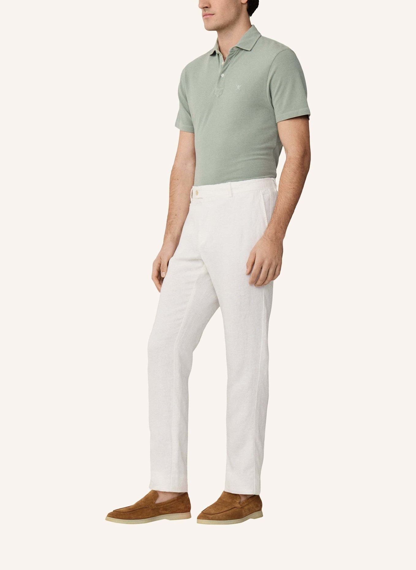 HACKETT LONDON Chino PD LINEN CHINO: CREME
