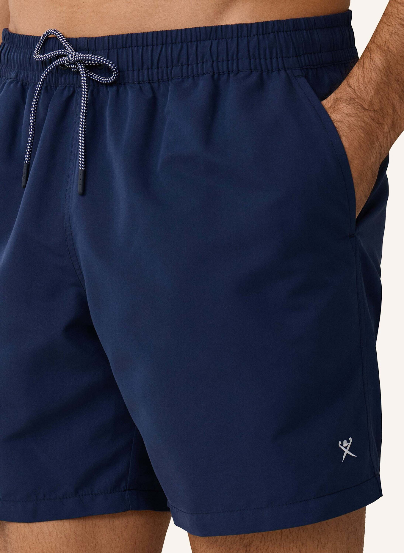HACKETT LONDON Badeshorts ICON SOLID: BLAU