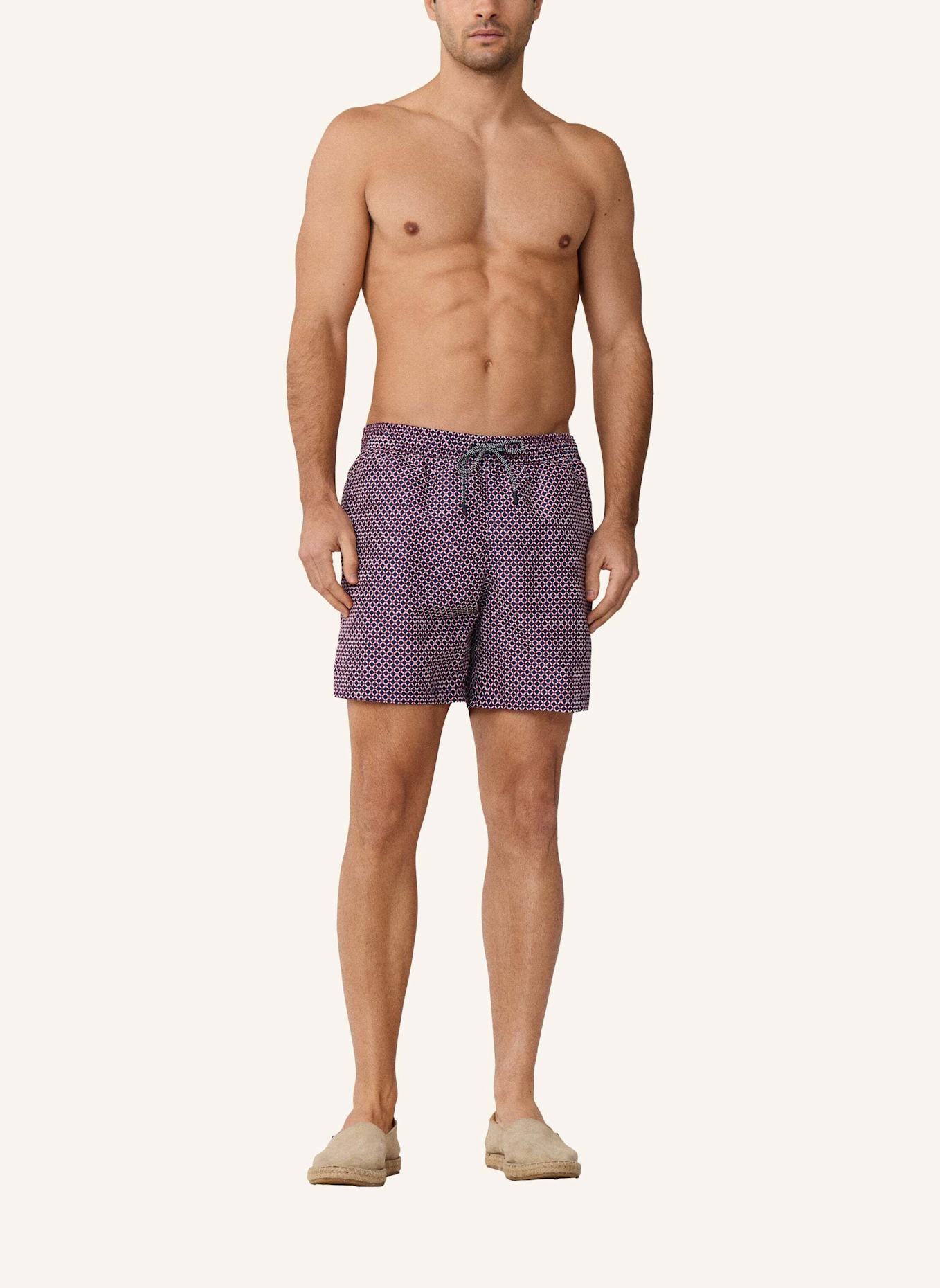 HACKETT LONDON Badeshorts BREEZE: ROT