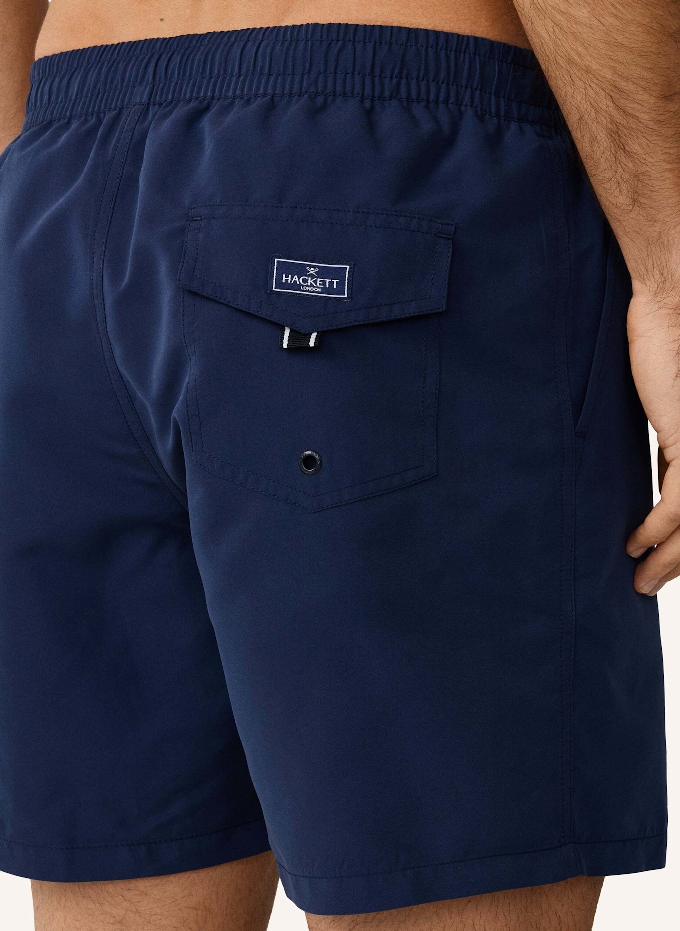 HACKETT LONDON Badeshorts ICON SOLID: BLAU