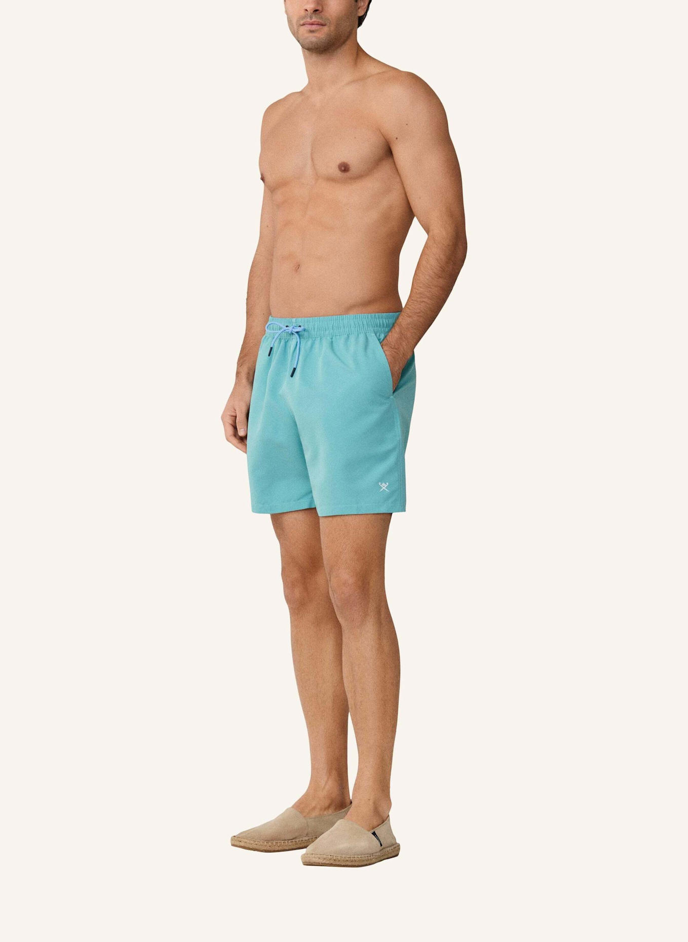 HACKETT LONDON Badeshorts ICON SOLID: GRÜN
