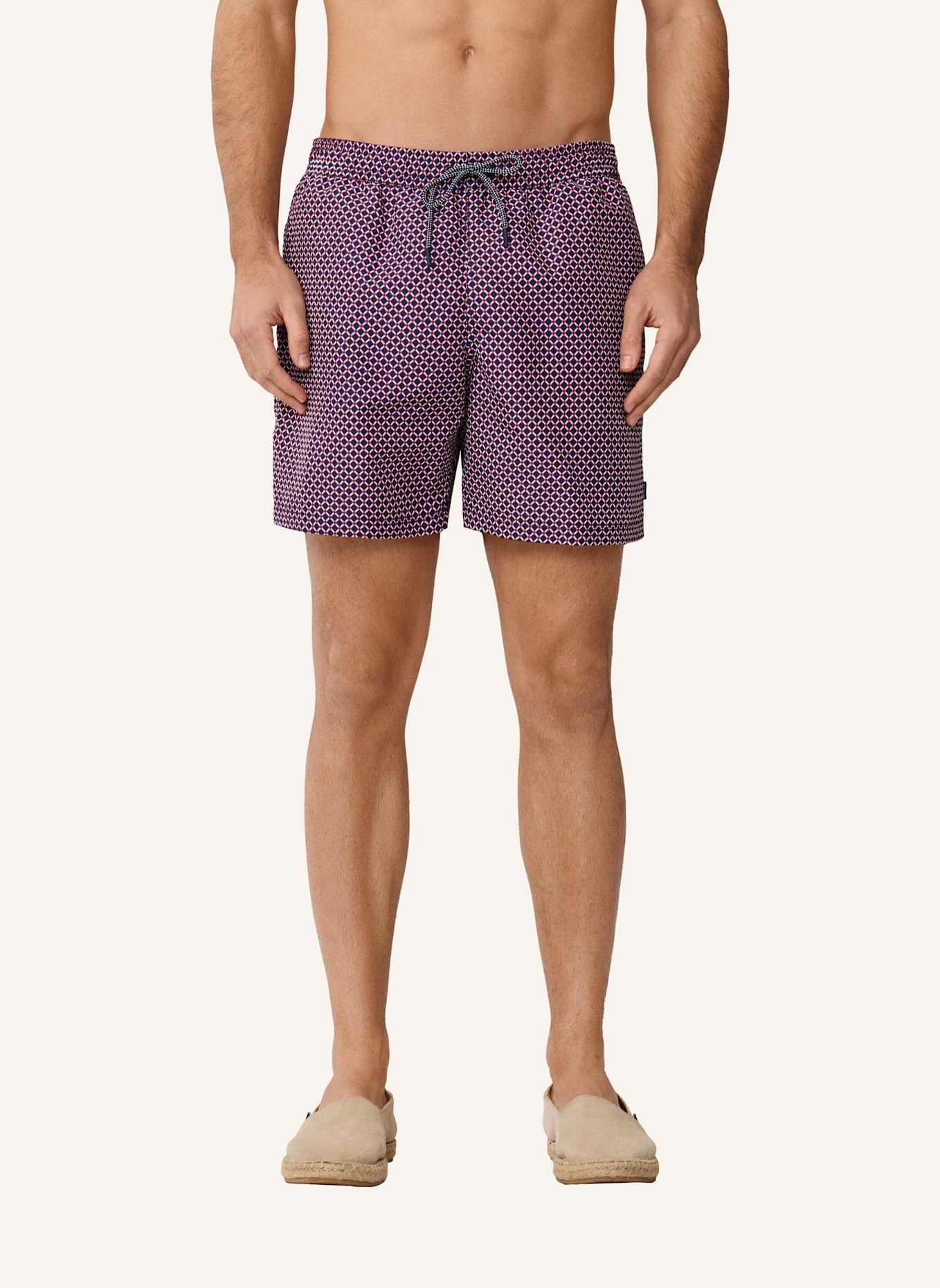 HACKETT LONDON Badeshorts BREEZE: ROT