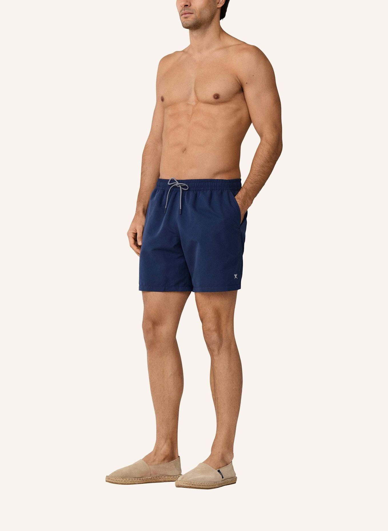 HACKETT LONDON Badeshorts ICON SOLID: BLAU