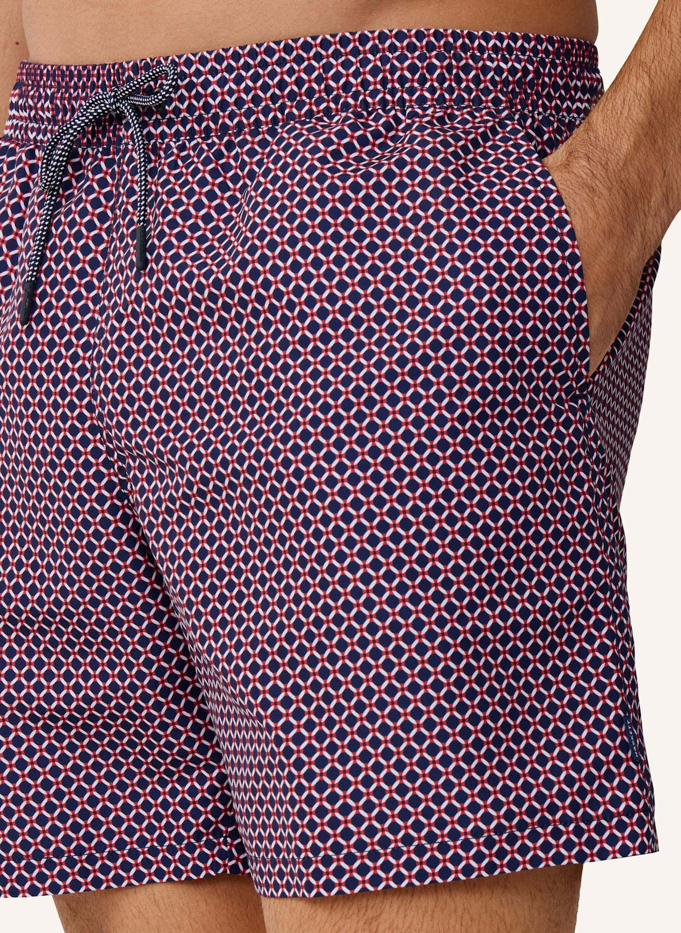 HACKETT LONDON Badeshorts BREEZE: ROT