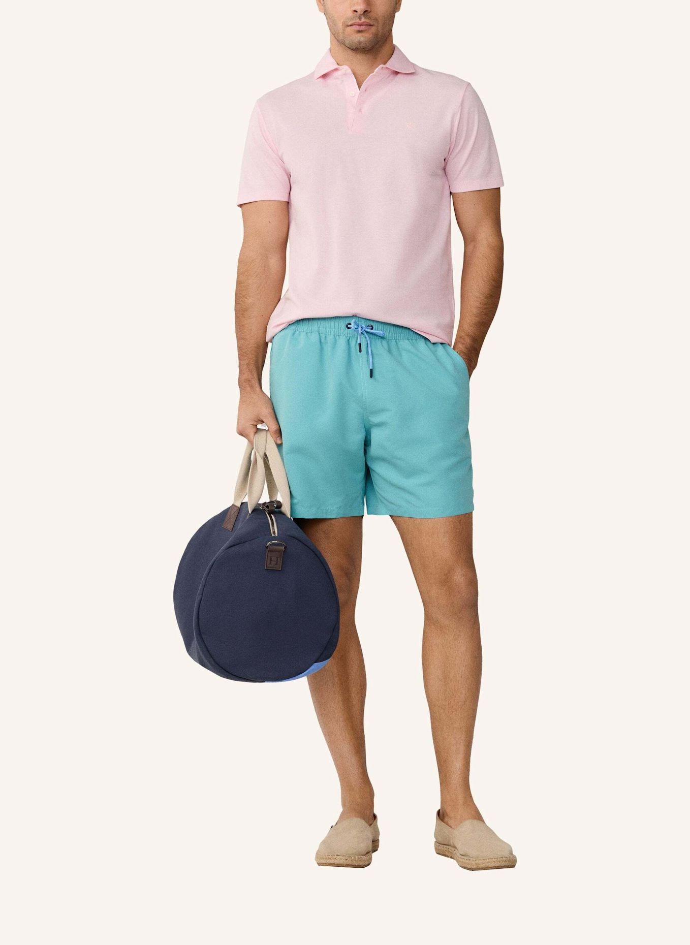 HACKETT LONDON Badeshorts ICON SOLID: GRÜN