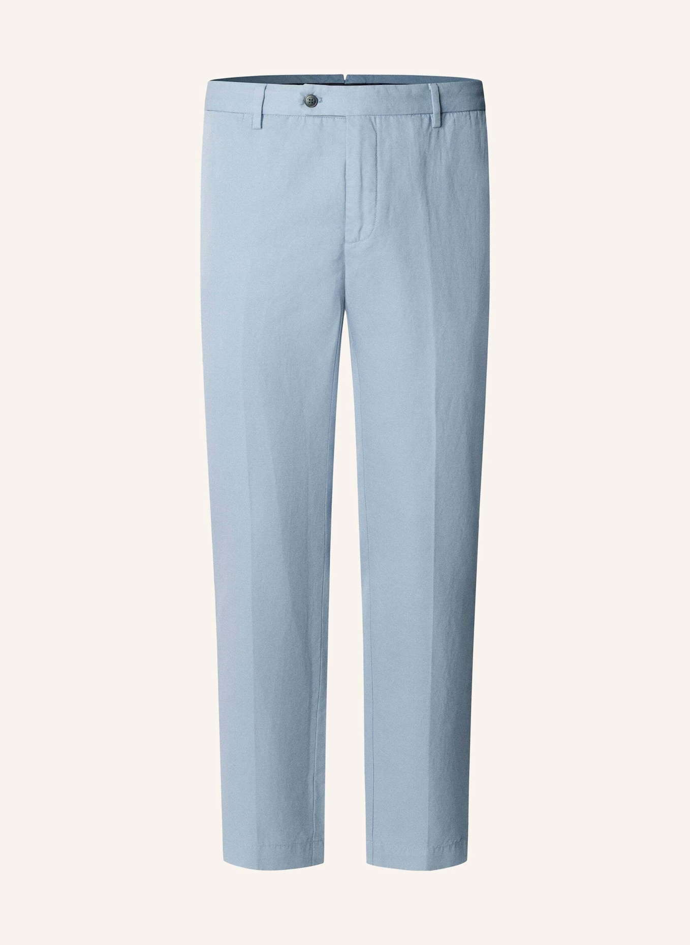 HACKETT LONDON Chino COTTON LINEN CHINO: BLAU