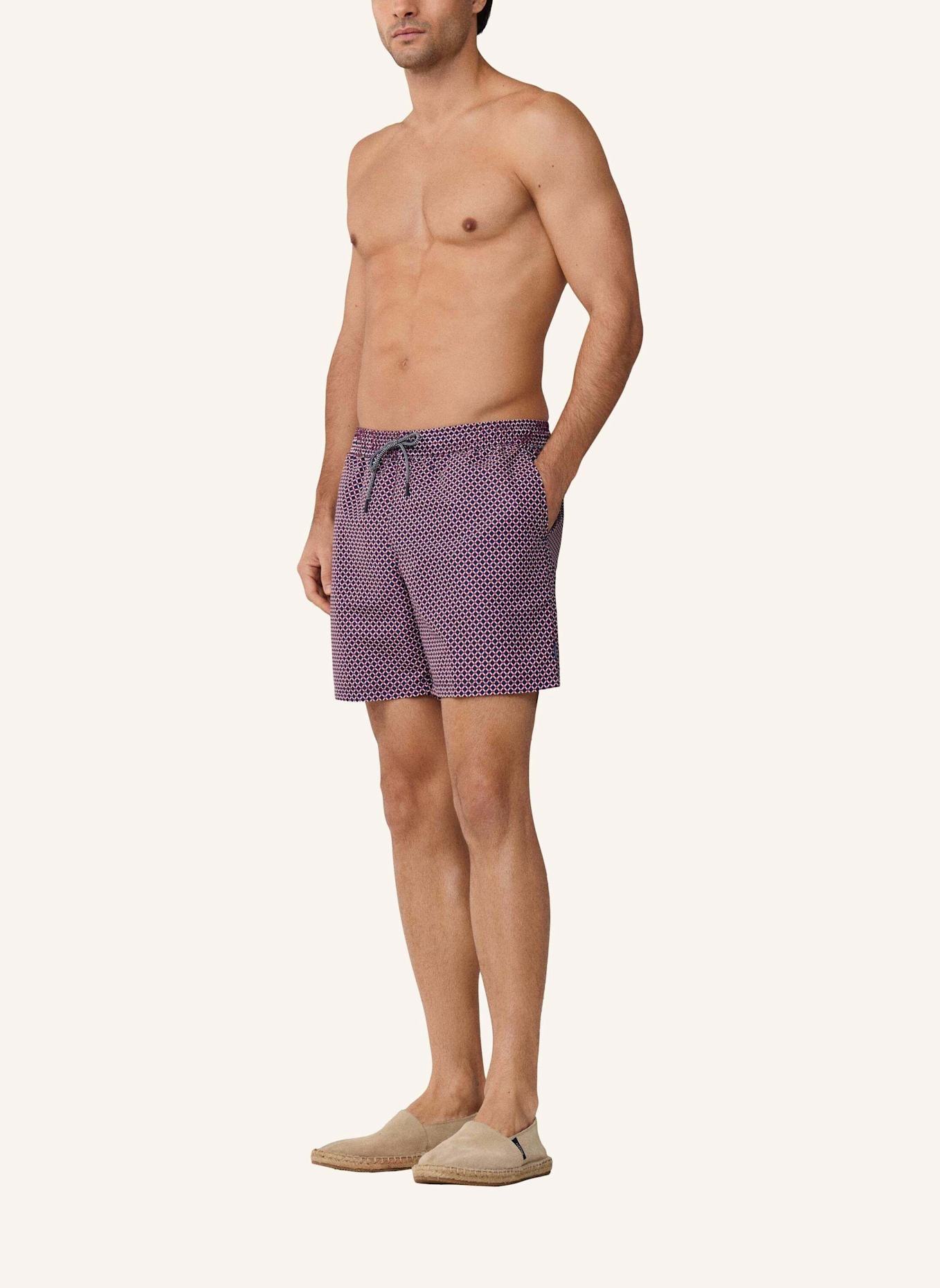 HACKETT LONDON Badeshorts BREEZE: ROT
