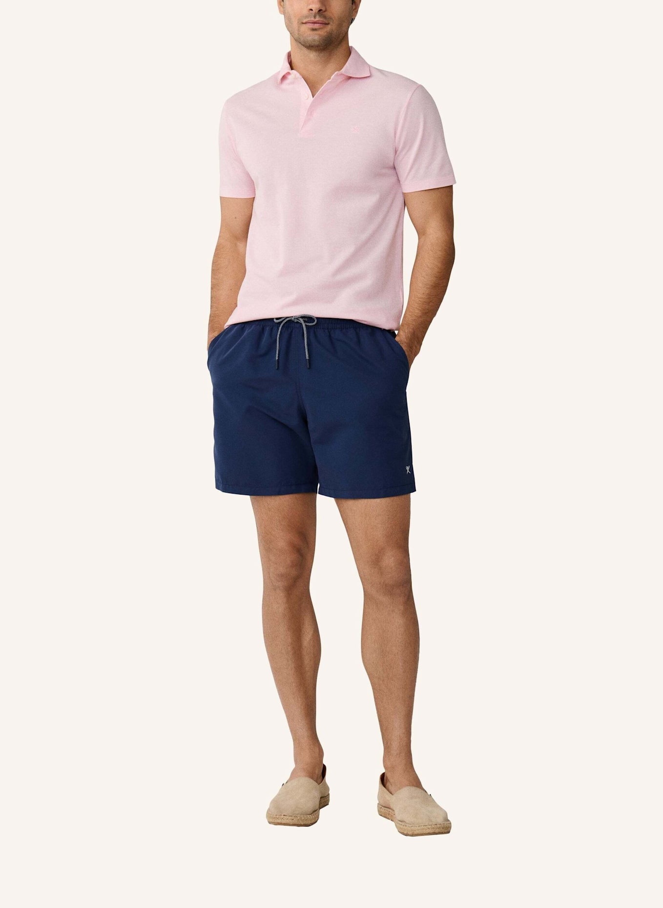 HACKETT LONDON Badeshorts ICON SOLID: BLAU