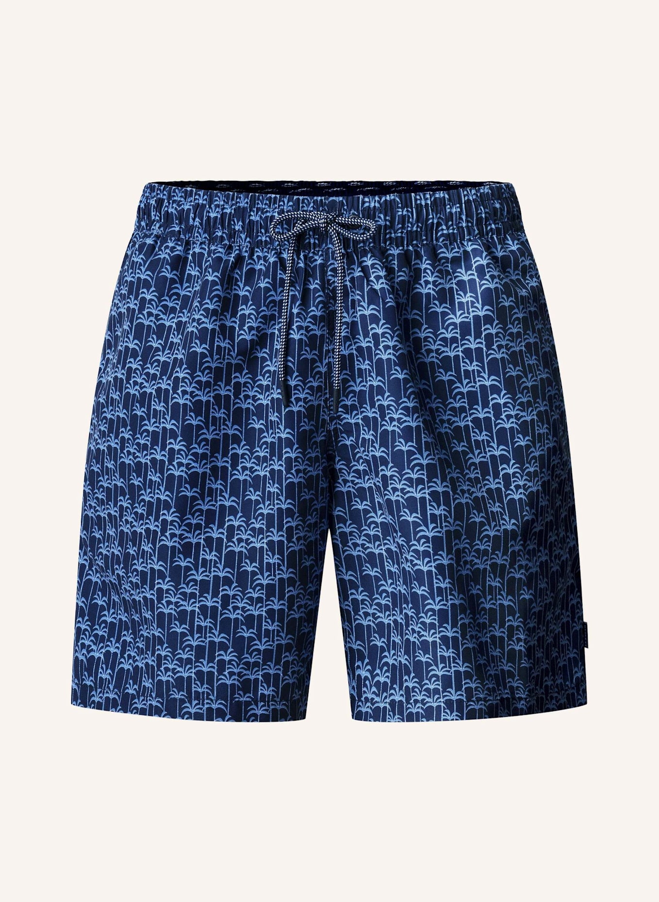 HACKETT LONDON Badeshorts PALMS: BLAU