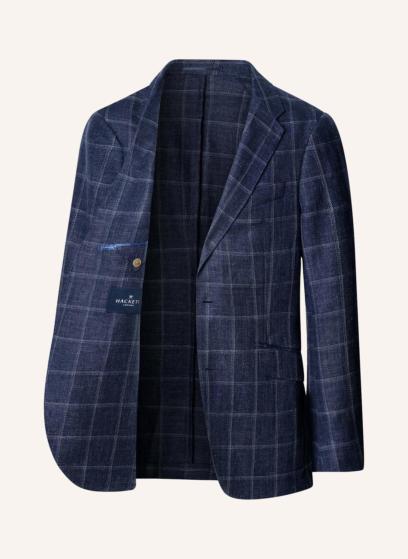 HACKETT LONDON Sakko LINEN COT FANCY WPANE: BLAU