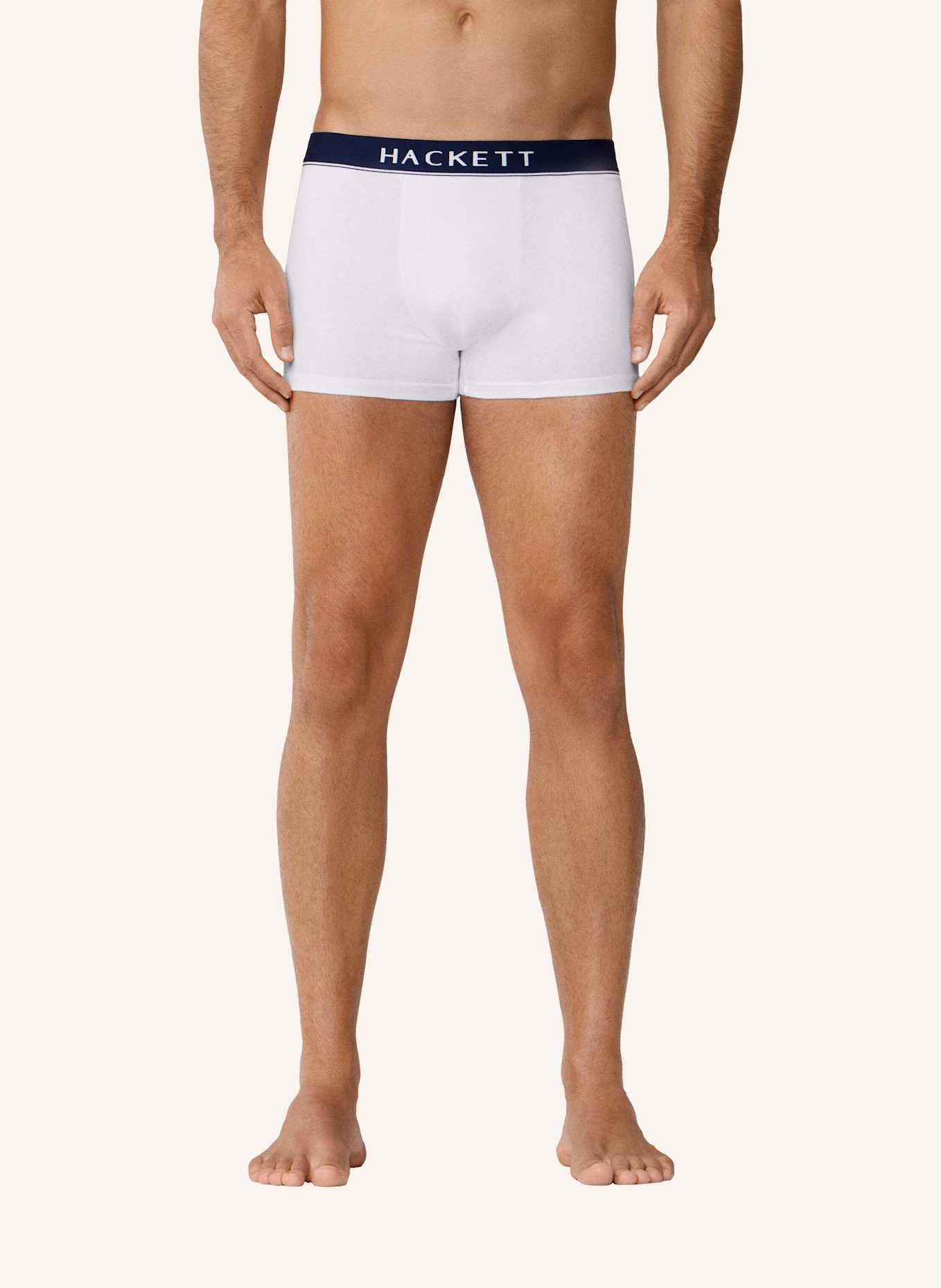 HACKETT LONDON Boxershort CORE COLOUR TK 3P: HELLGRAU