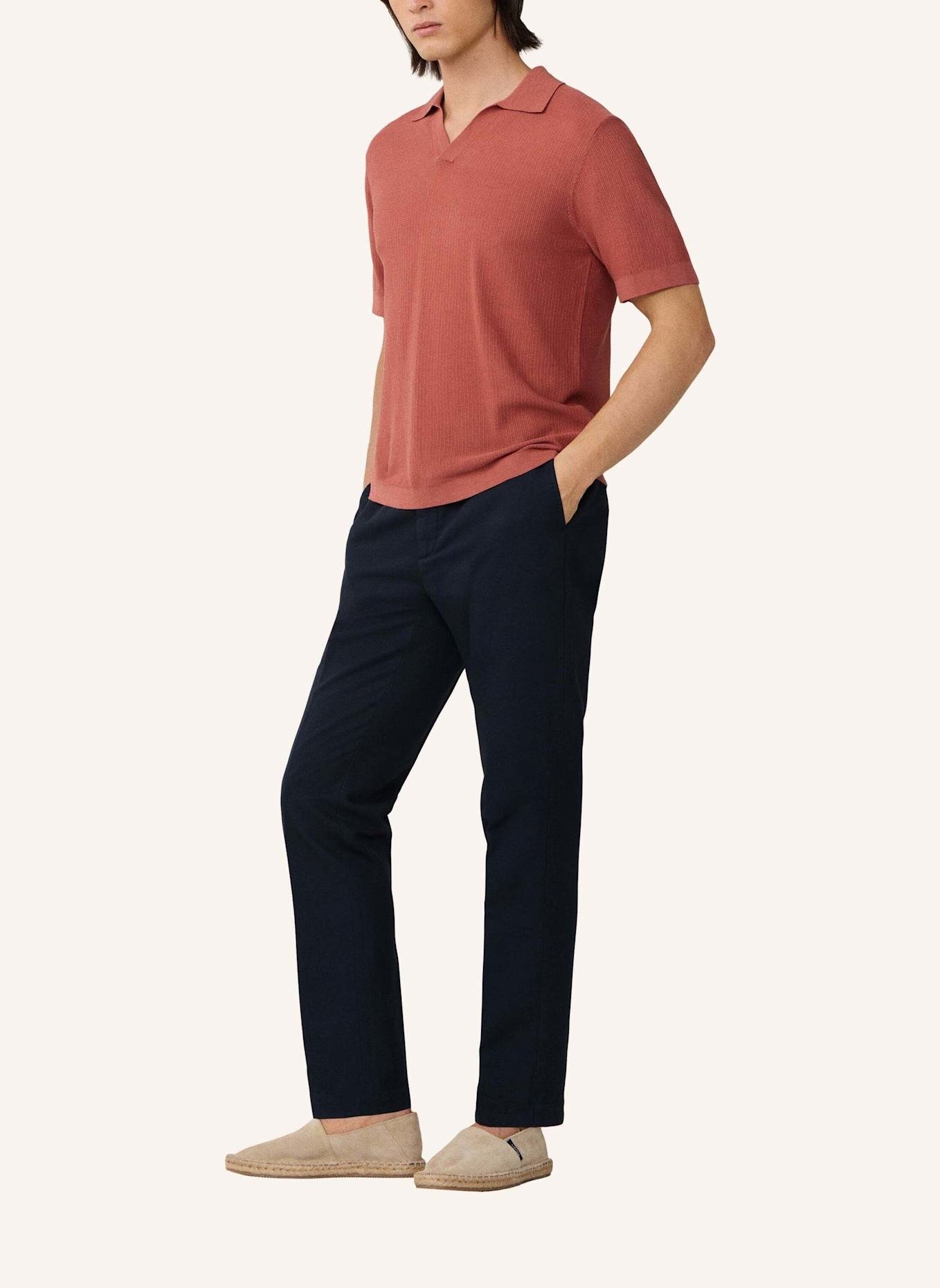 HACKETT LONDON Chino COTTON LINEN CHINO: BLAU