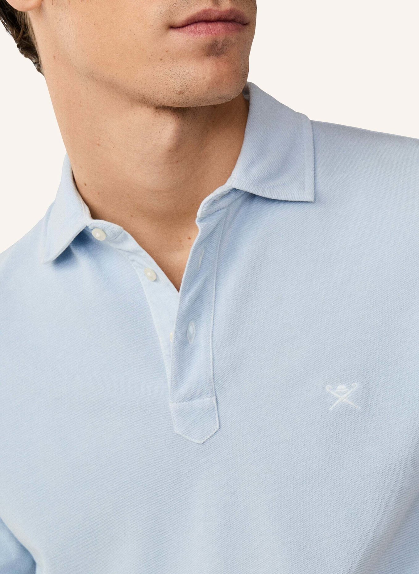 HACKETT LONDON Poloshirt GMD PIQUE SS: HELLBLAU