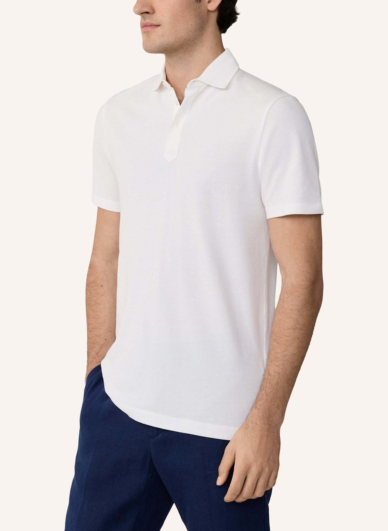 HACKETT LONDON Poloshirt GMD PIQUE SS: WEISS