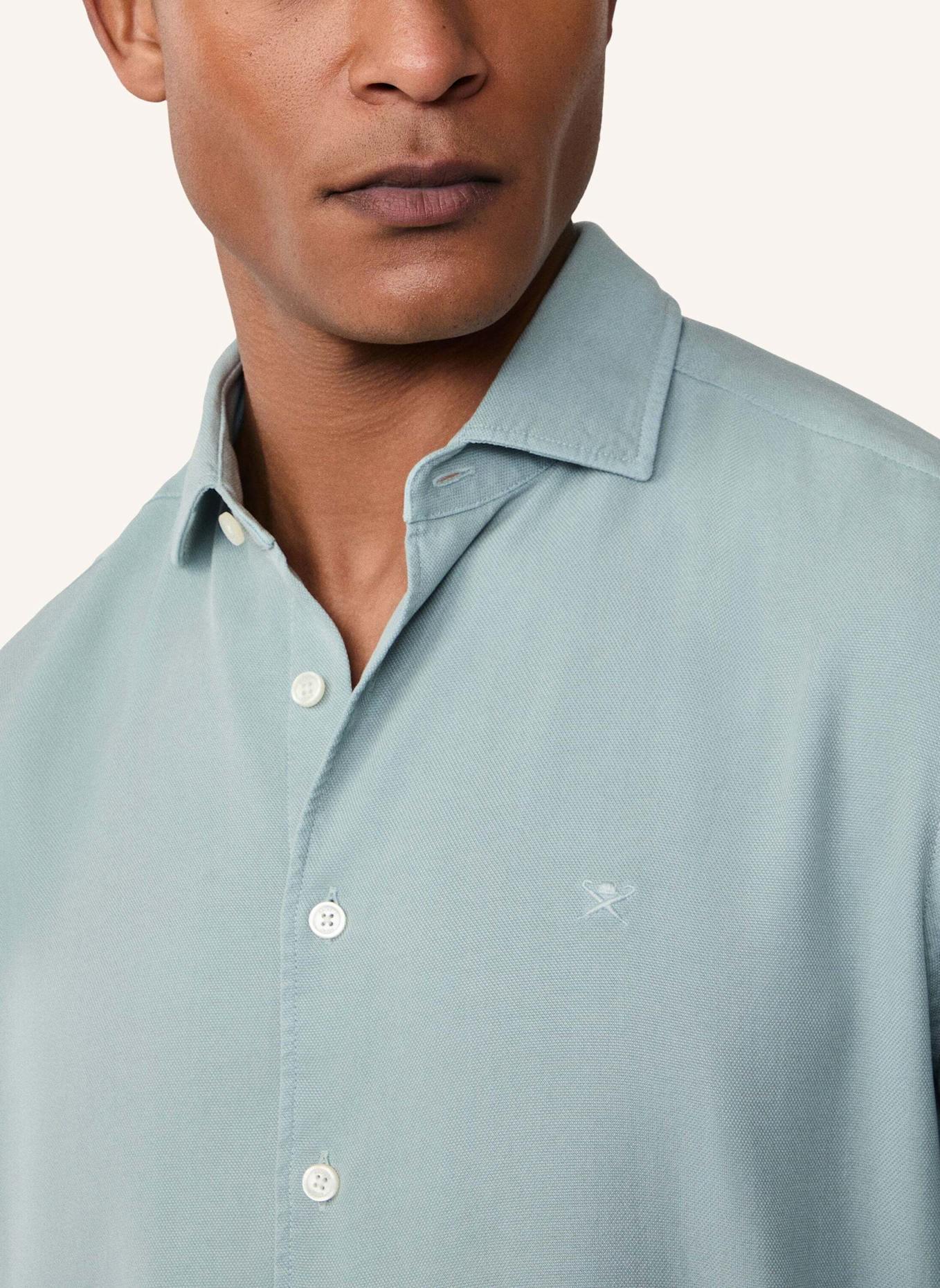 HACKETT LONDON Freizeithemd GMD TEXTURE: BLAU