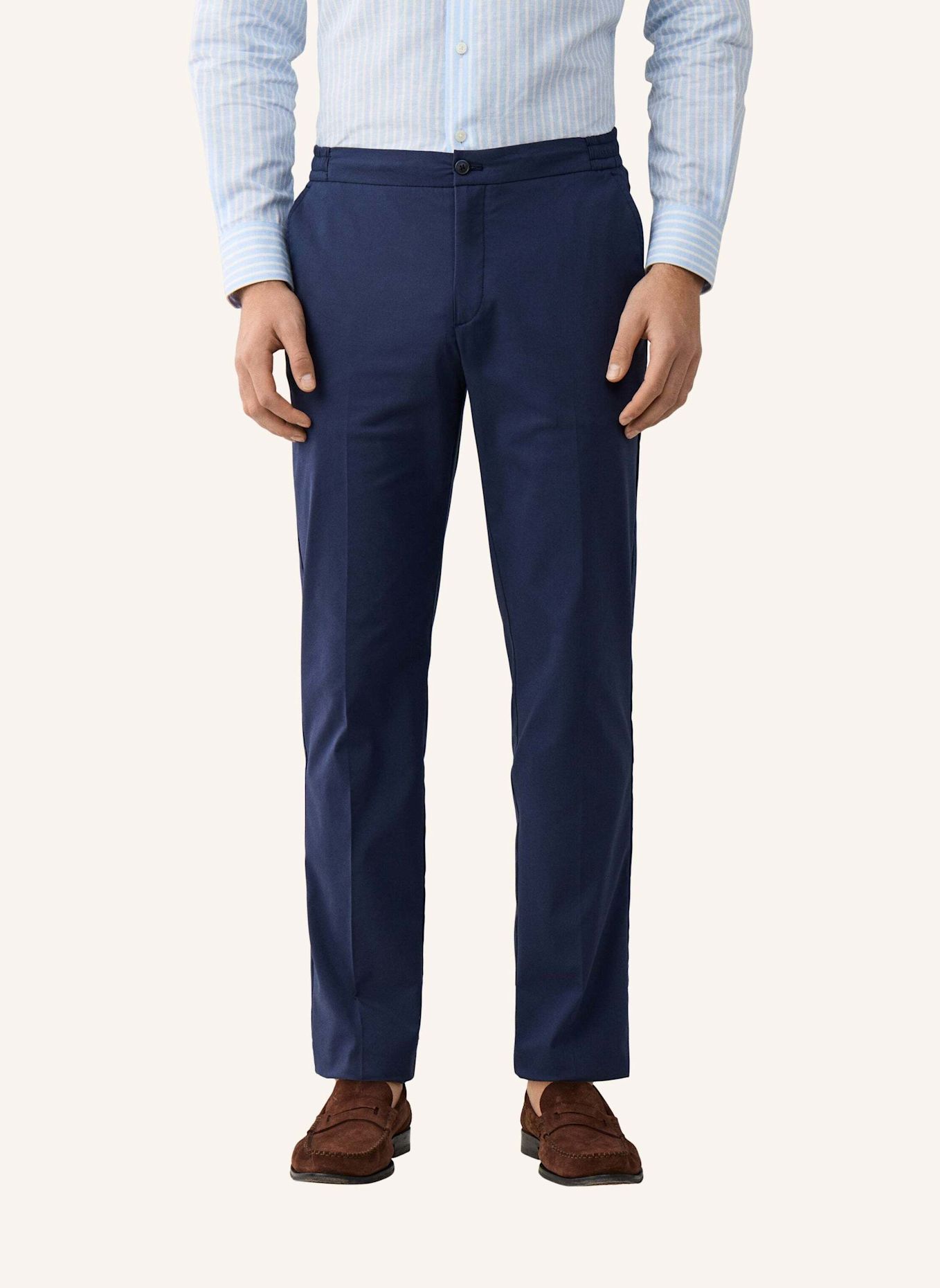 HACKETT LONDON Chino LIGHT COMFORT DCORD: BLAU