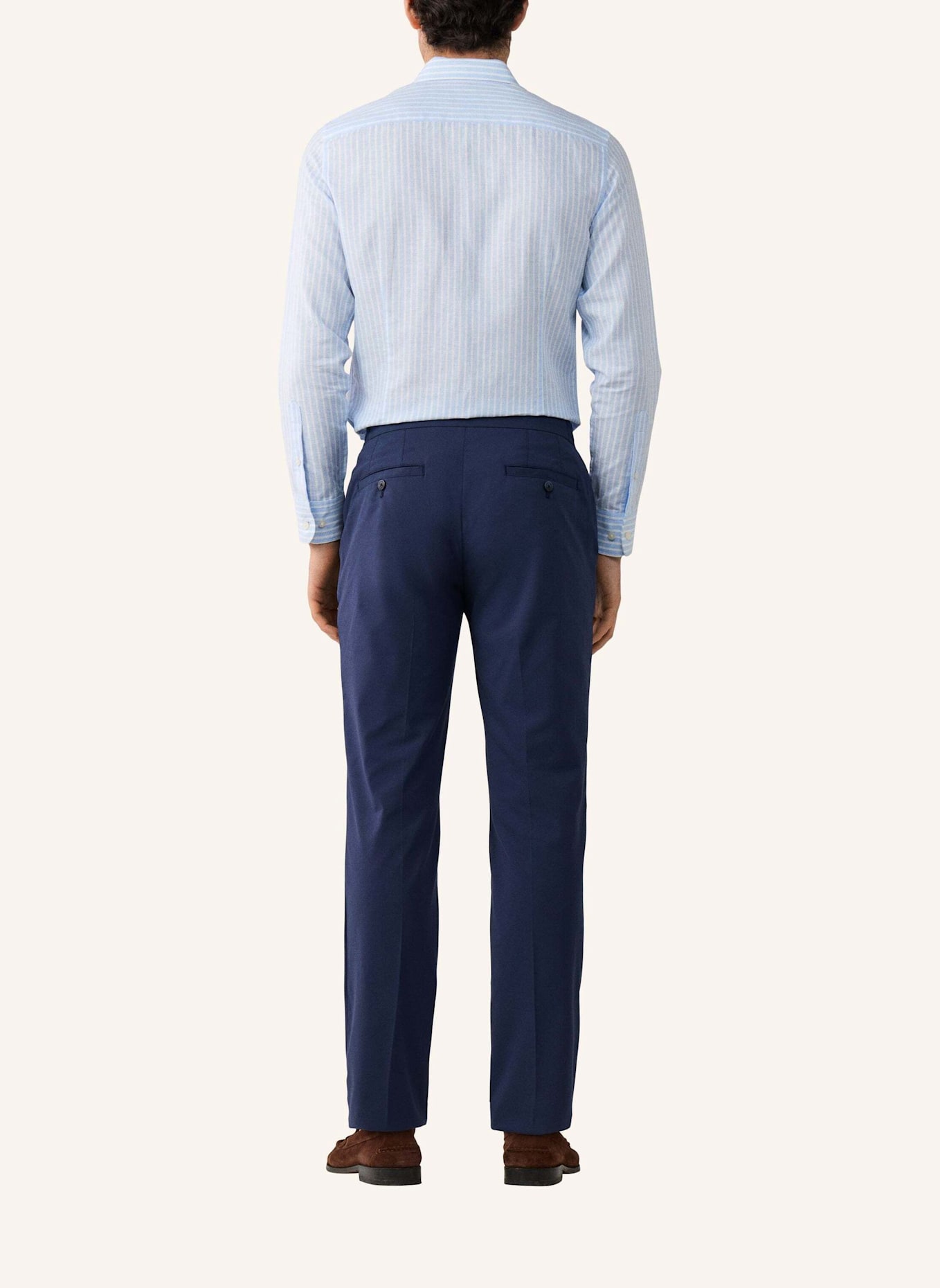 HACKETT LONDON Chino LIGHT COMFORT DCORD: BLAU