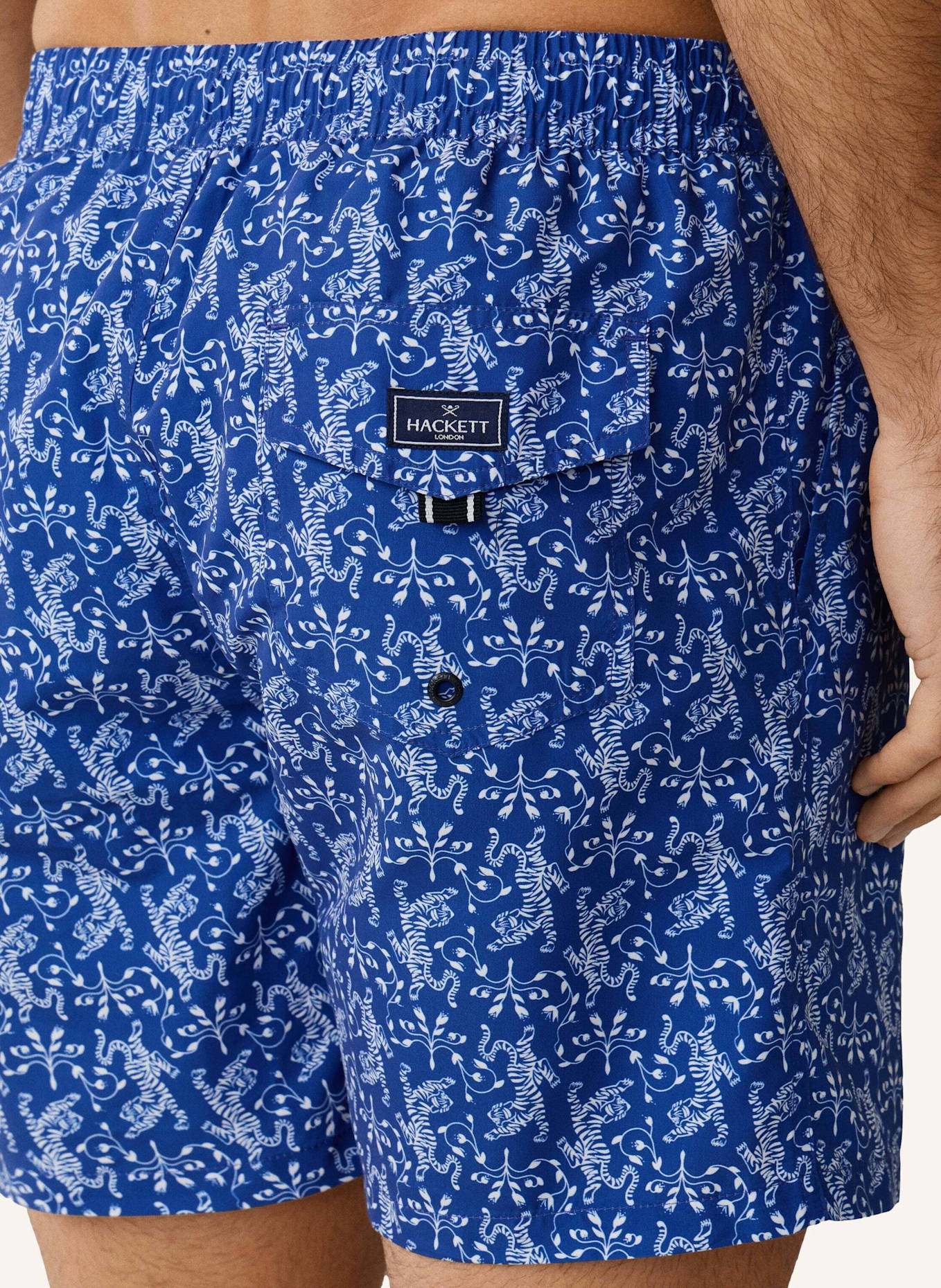 HACKETT LONDON Badeshorts TIGER: BLAU