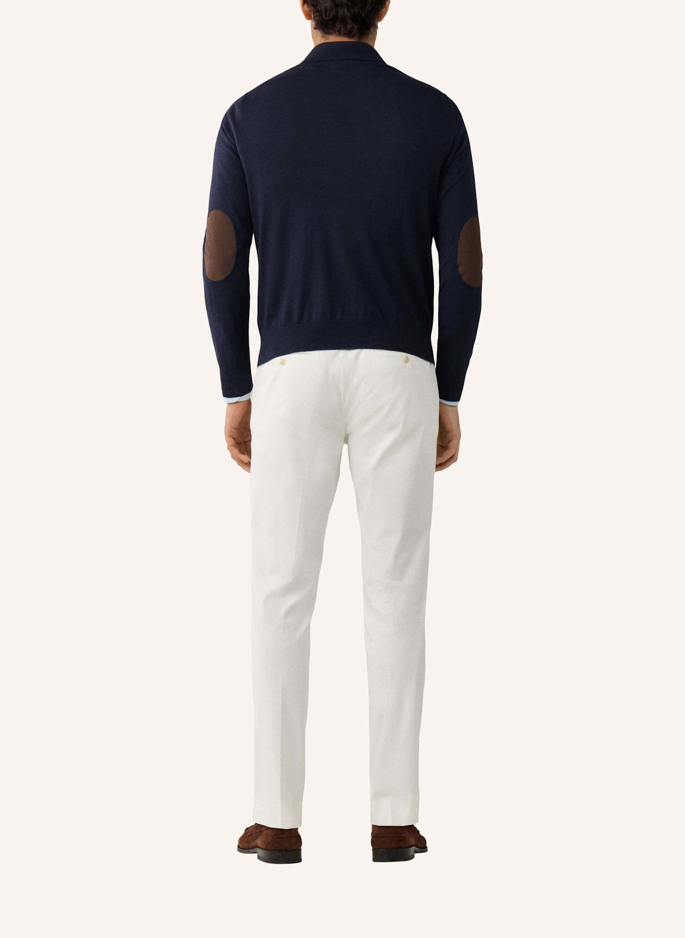 HACKETT LONDON Pullover COTTON CASH HZIP: BLAU