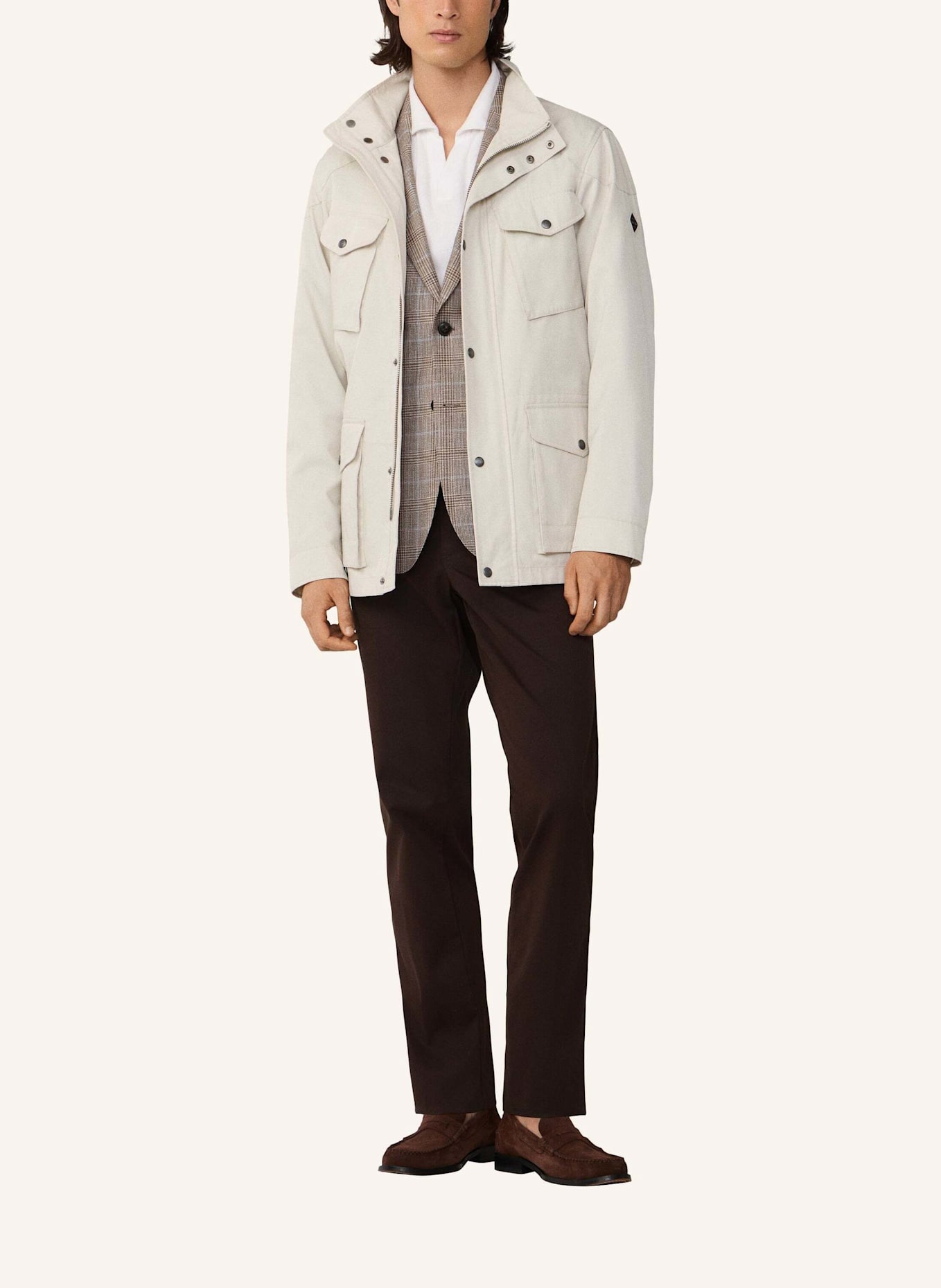 HACKETT LONDON Fieldjacket UNLINED VELOSPEED: BEIGE