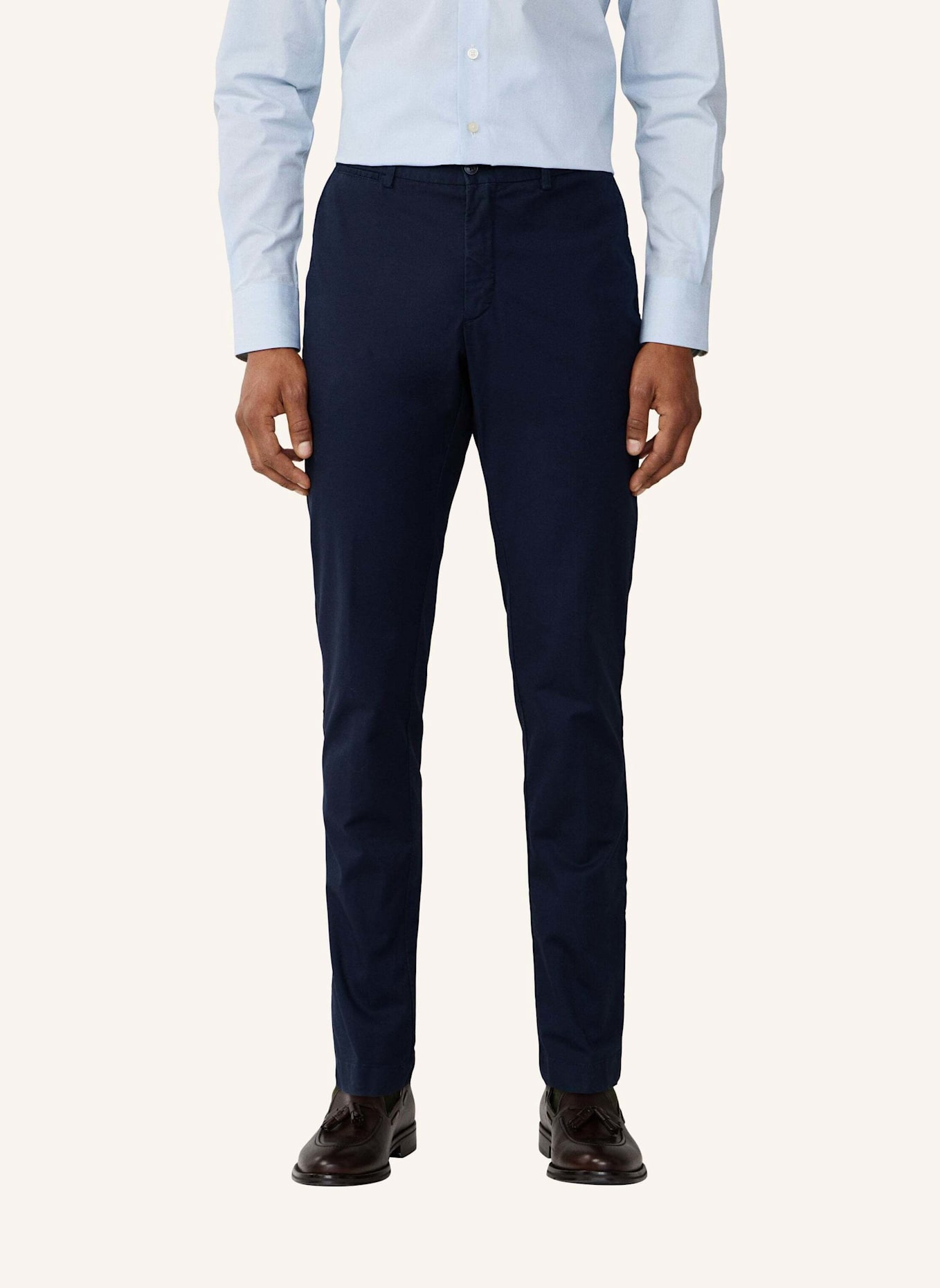 HACKETT LONDON Chino PD TEXTURE CHINO: BLAU