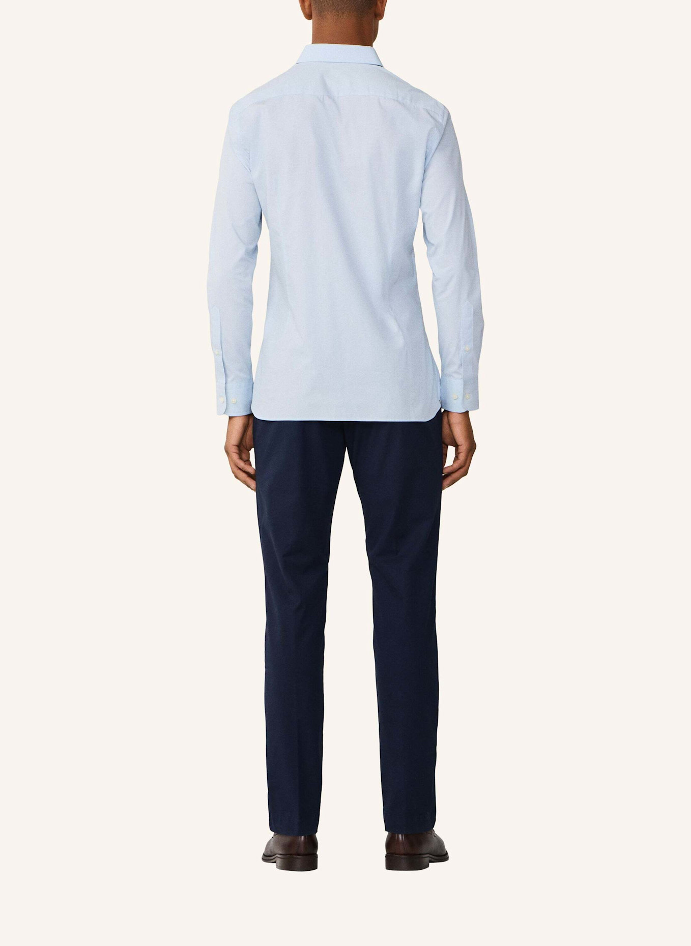 HACKETT LONDON Freizeithemd HAIRLINE STRIPE: HELLBLAU