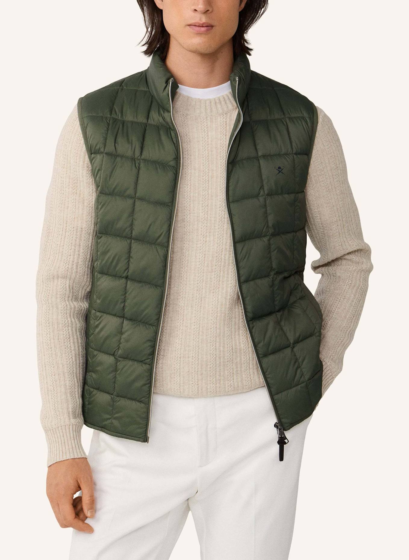 HACKETT LONDON Gilet ULTRA LW GILET: GRÜN