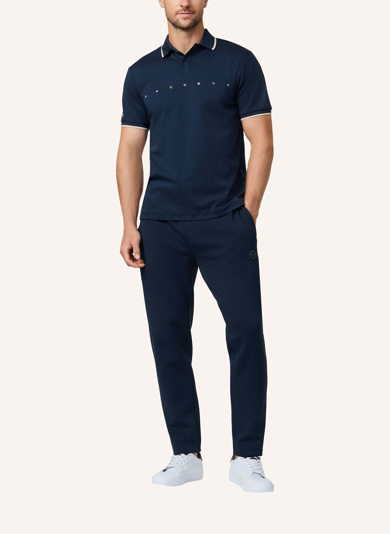 HACKETT LONDON Poloshirt HS ESSENTIAL POLO: DUNKELBLAU