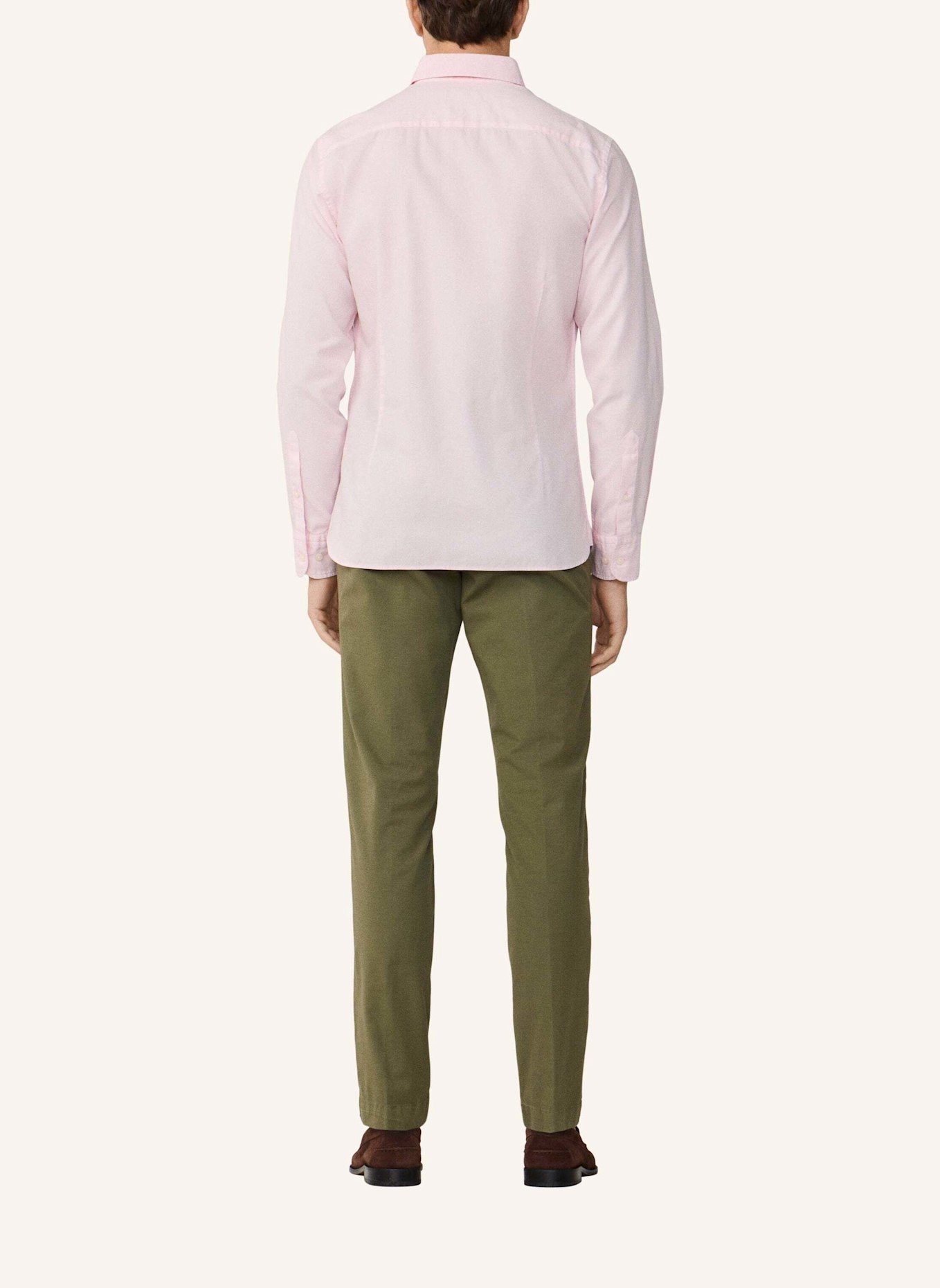 HACKETT LONDON Sweatshirt ESS GMT DYED OXFORD: ROSA
