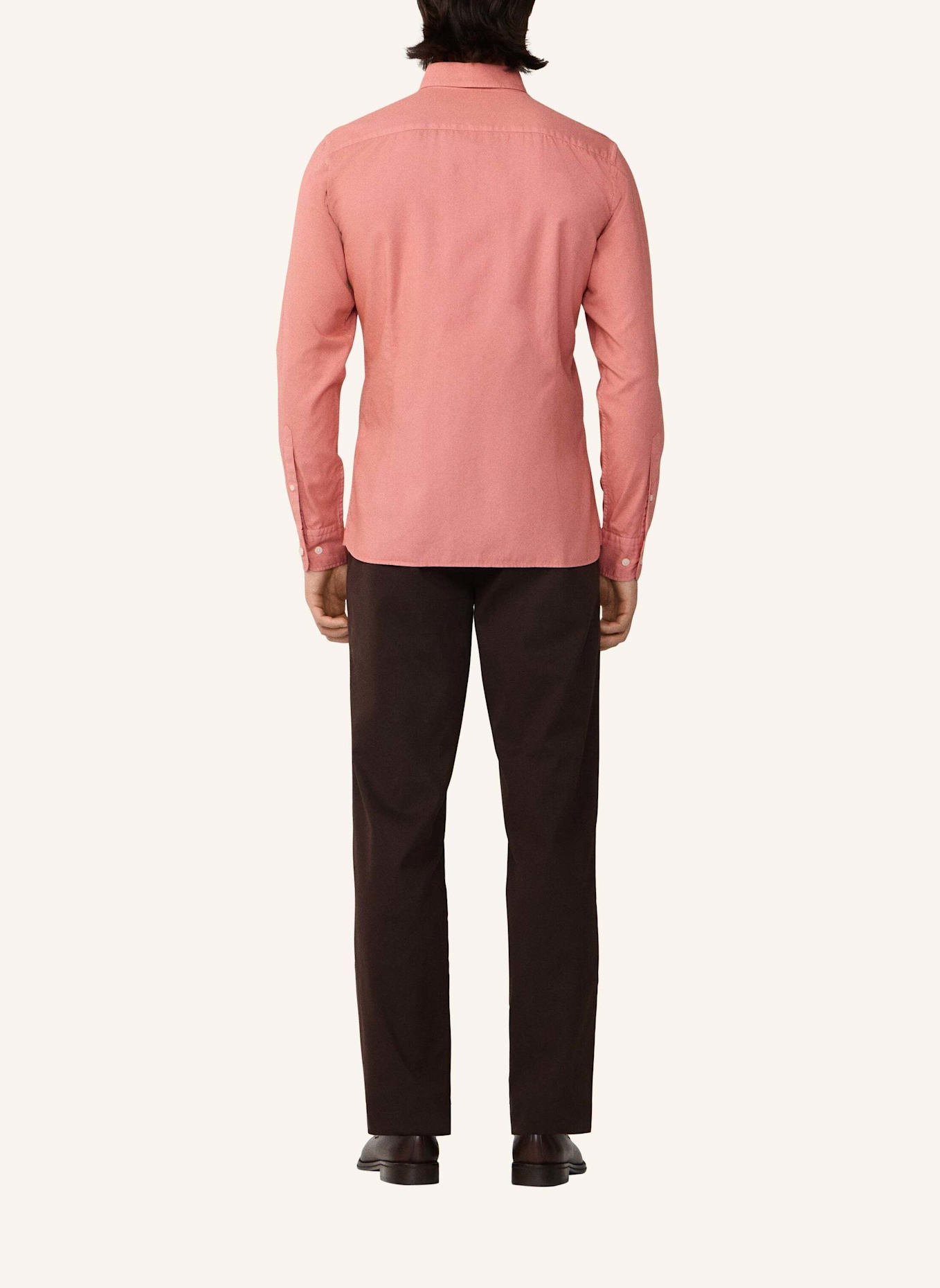 HACKETT LONDON Freizeithemd ESS GMT DYED OXFORD: ROT