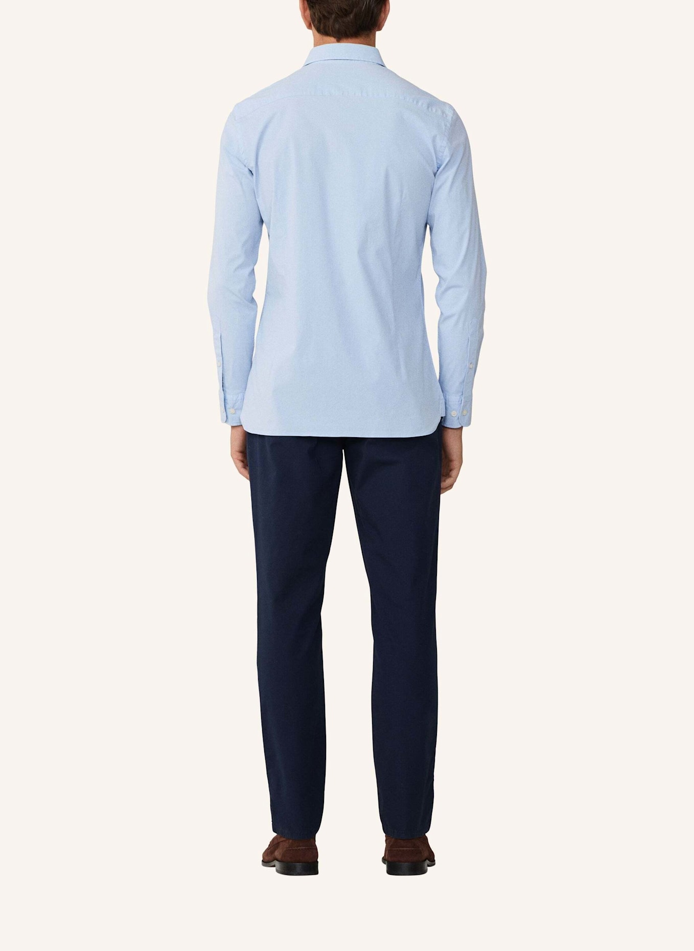 HACKETT LONDON Freizeithemd ESS STRETCH POP: BLAU