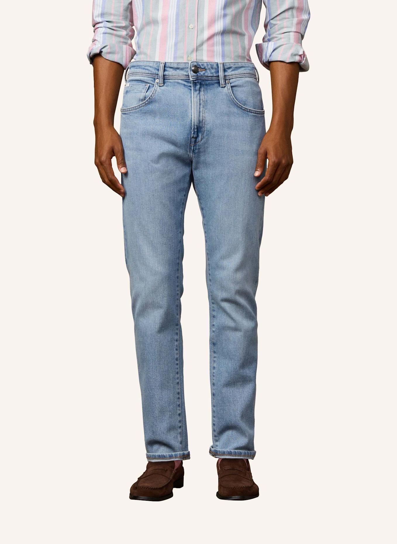 HACKETT LONDON Jeans Overall HRTG LT WASH DENIM CL: DUNKELBLAU